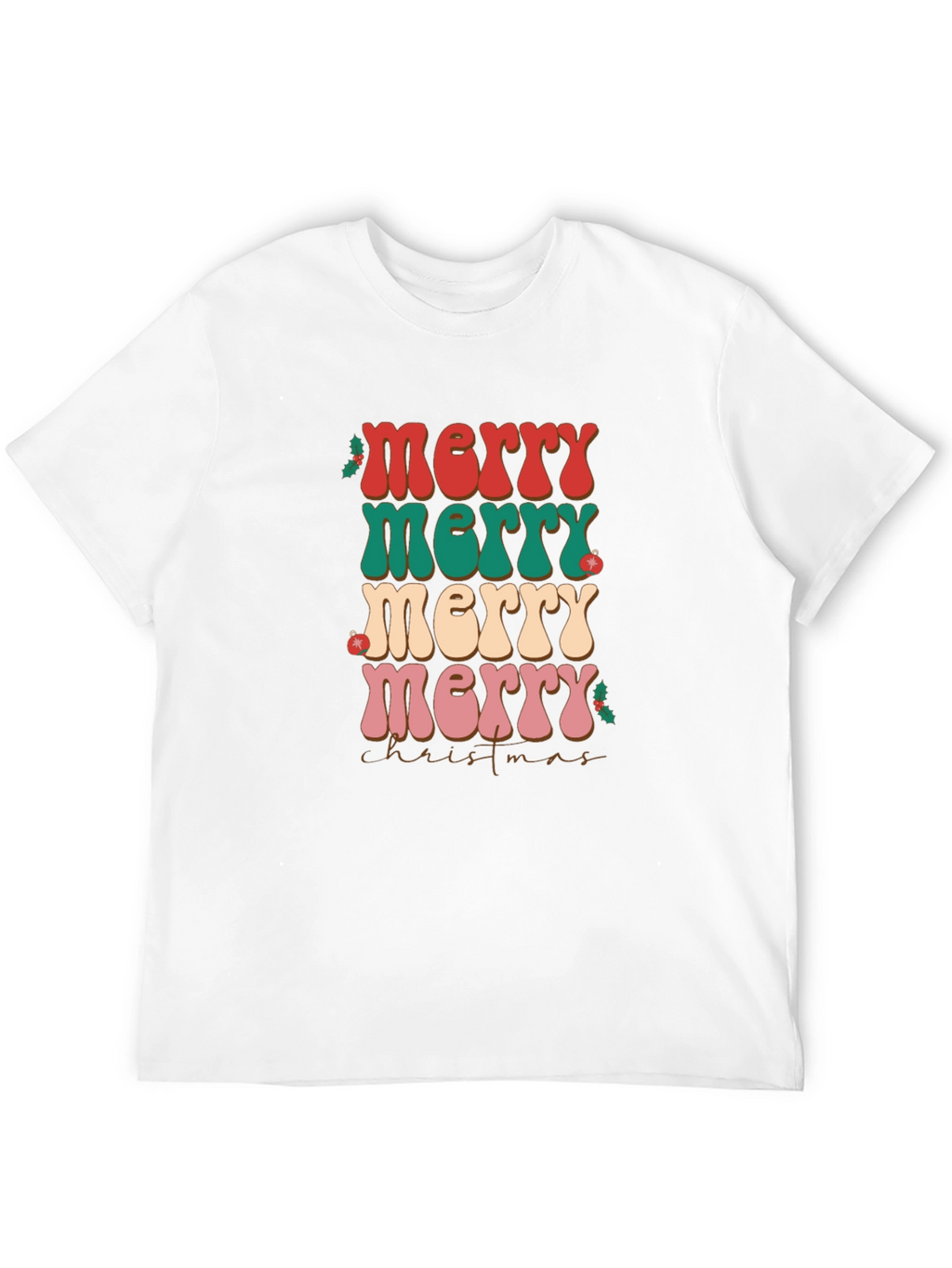 Retro Merry Christmas T-Shirt