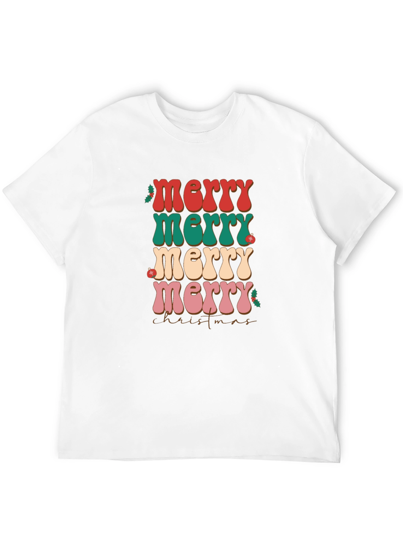Retro Merry Christmas T-Shirt