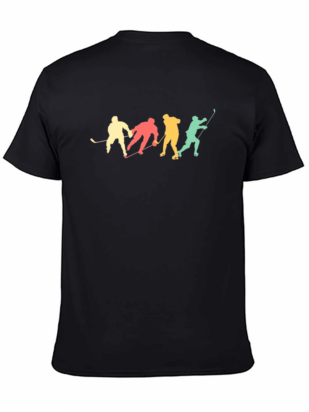 Retro Hockey Player Silhouette T-Shirt