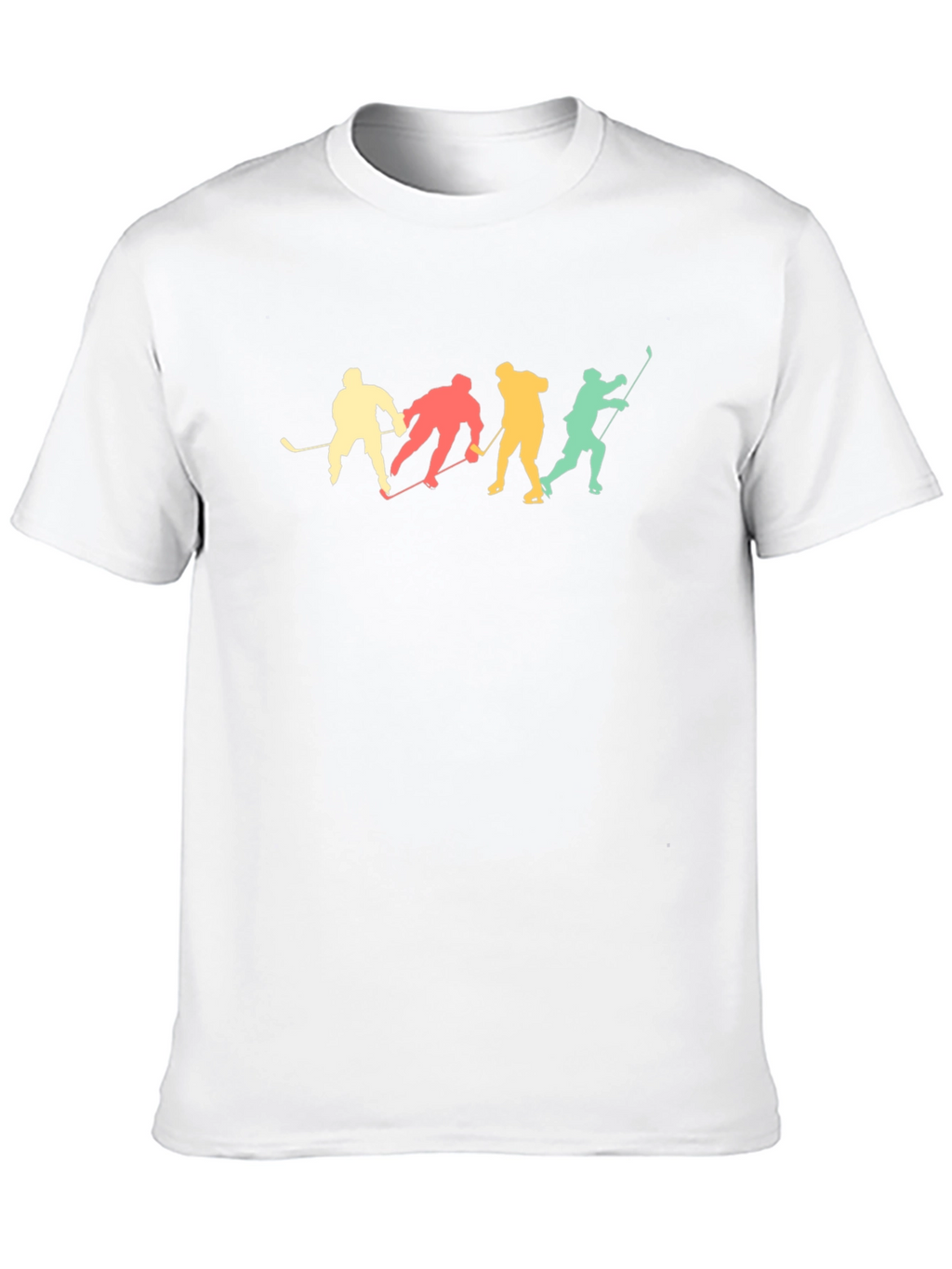 Retro Hockey Player Silhouette T-Shirt