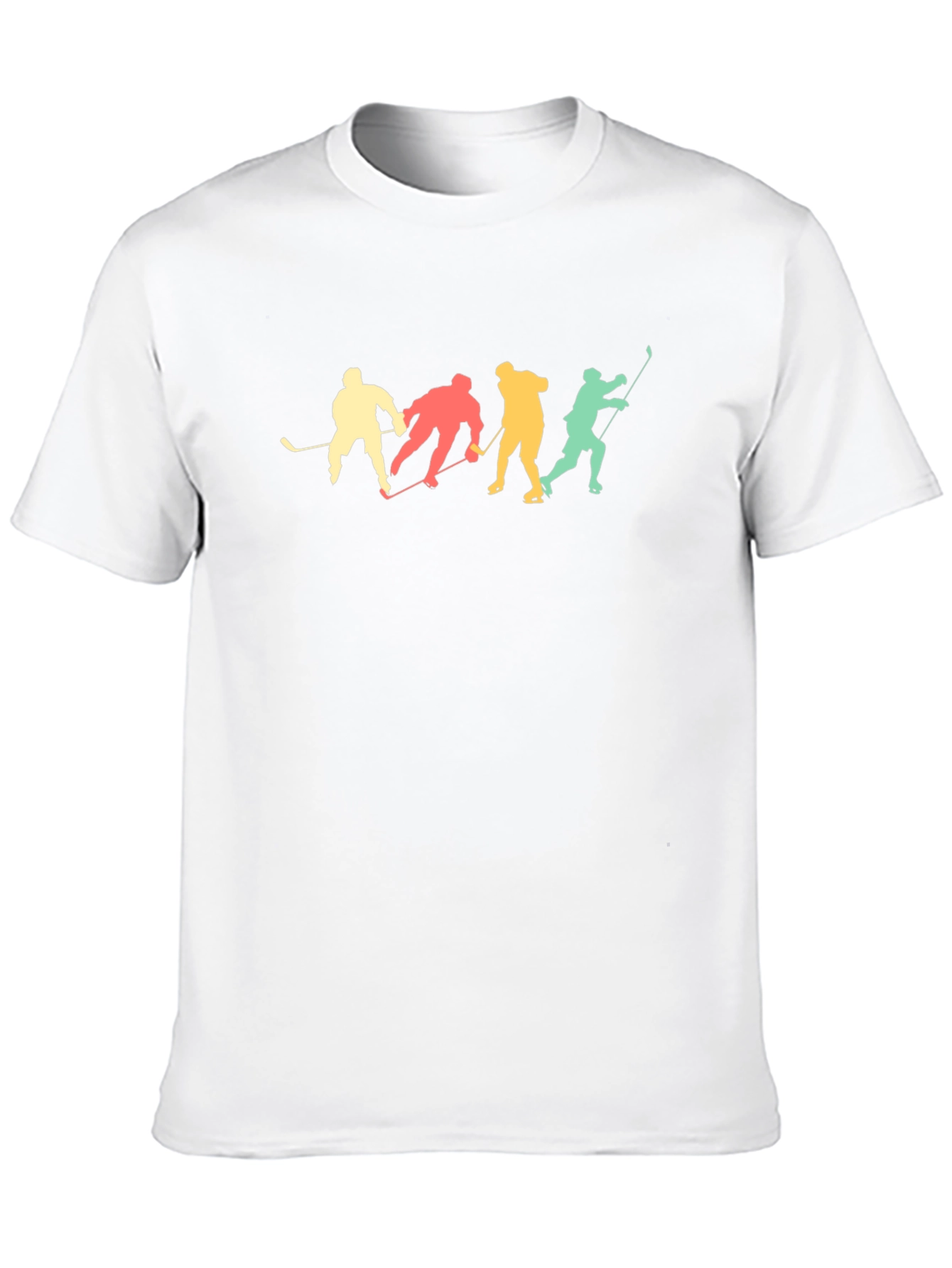 Retro Hockey Player Silhouette T-Shirt
