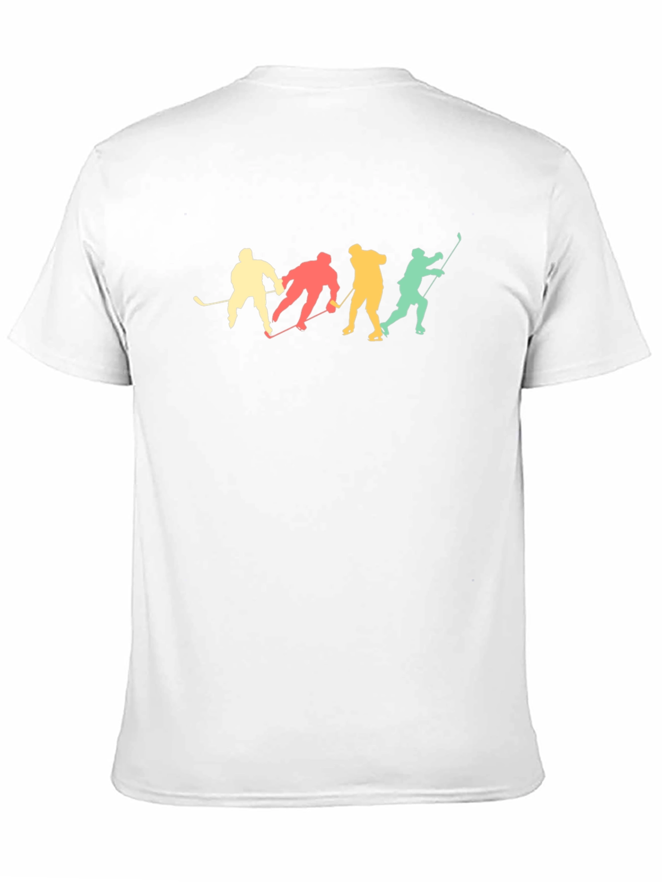 Retro Hockey Player Silhouette T-Shirt