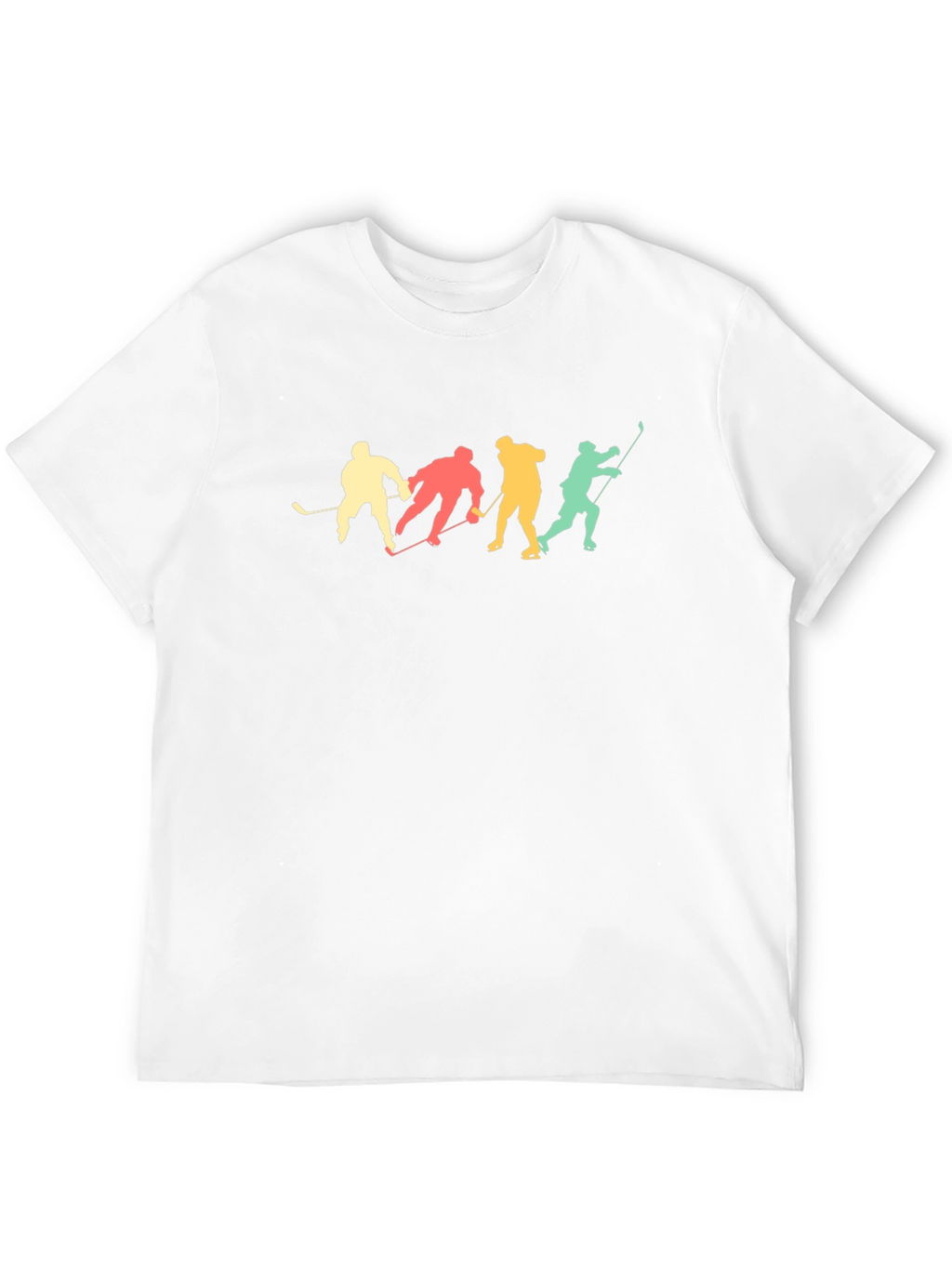Retro Hockey Player Silhouette T-Shirt
