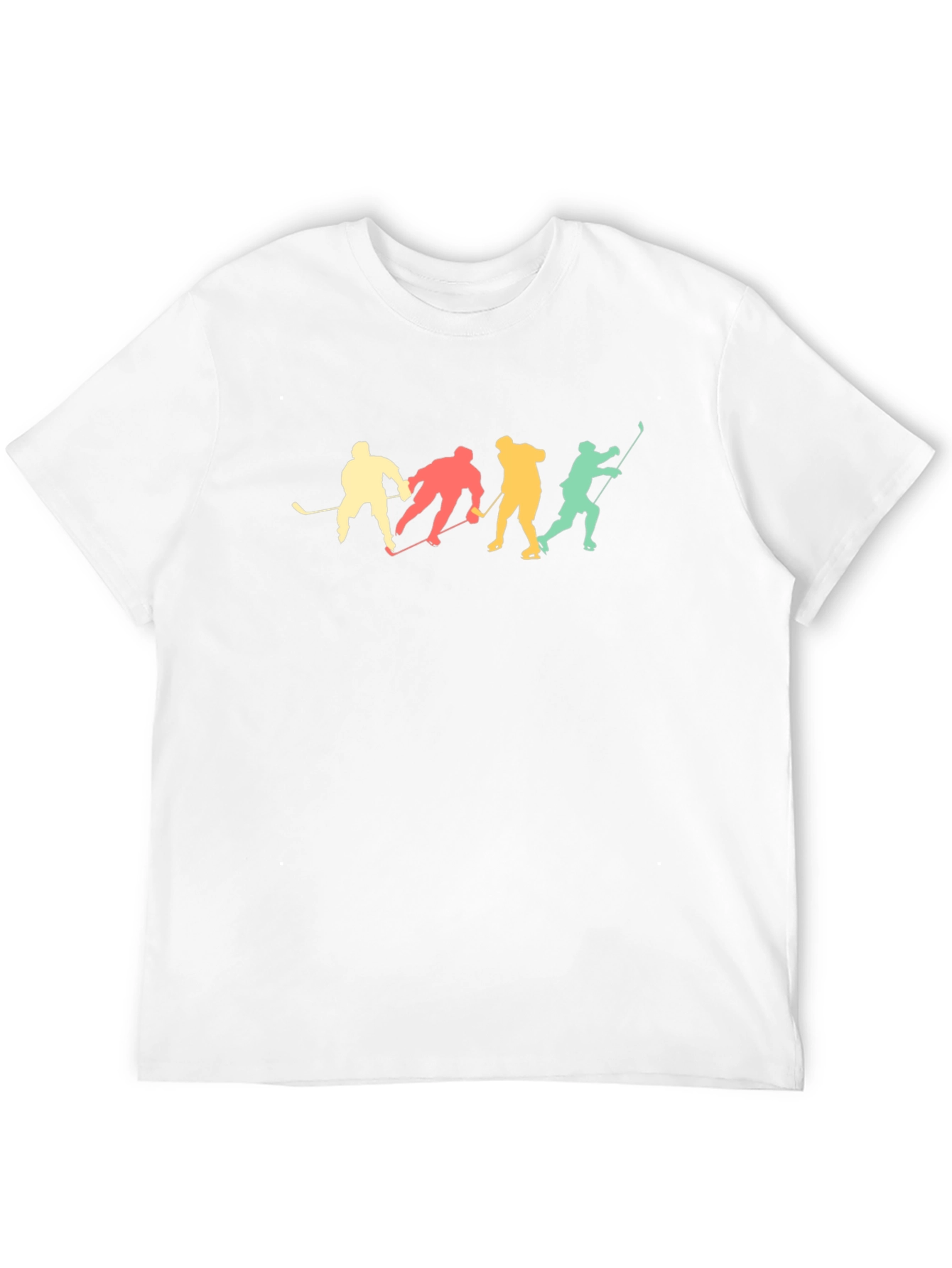 Retro Hockey Player Silhouette T-Shirt
