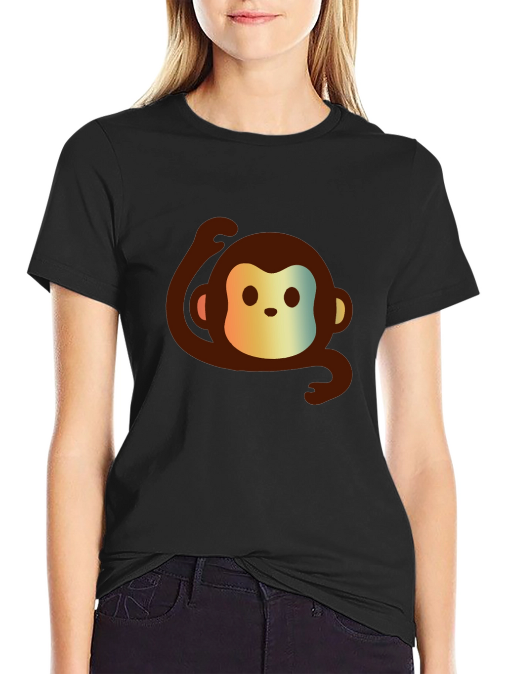 Monkey Graphic Tee - Cute and Casual Comfort