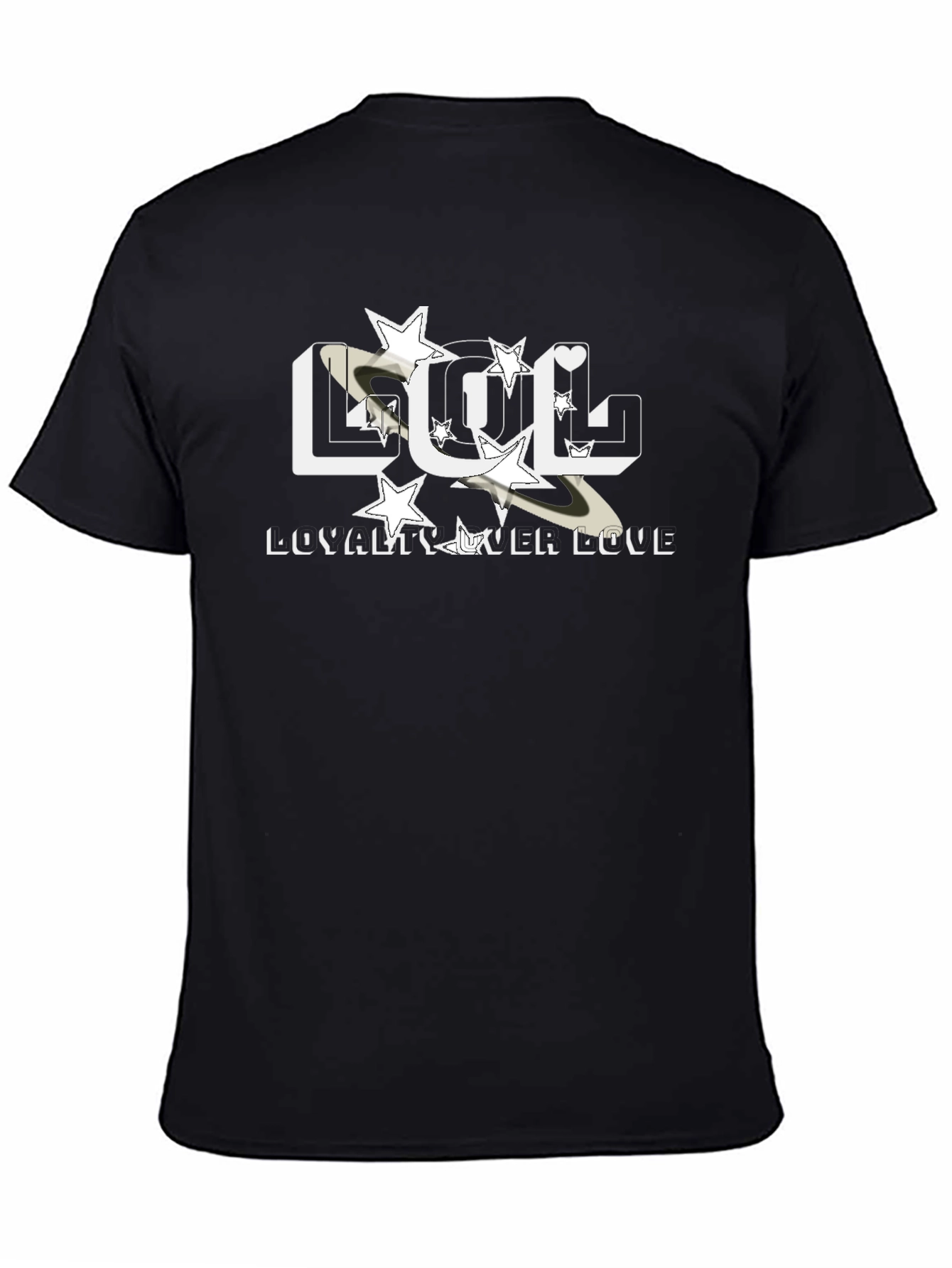 Loyalty Over Love Graphic Tee - Black
