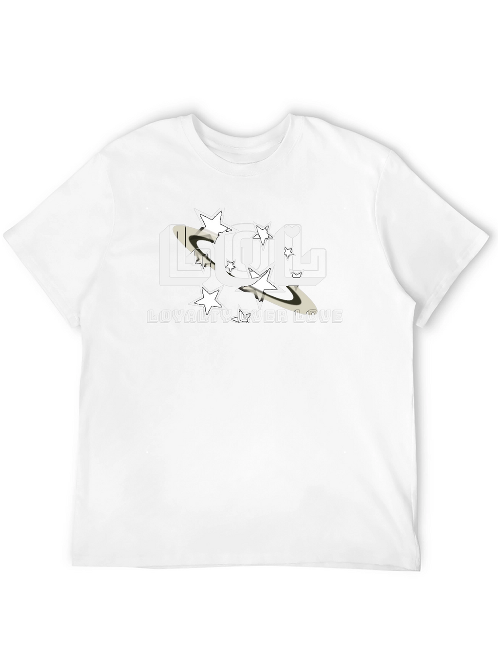 Loyalty Over Love Graphic Tee - Black