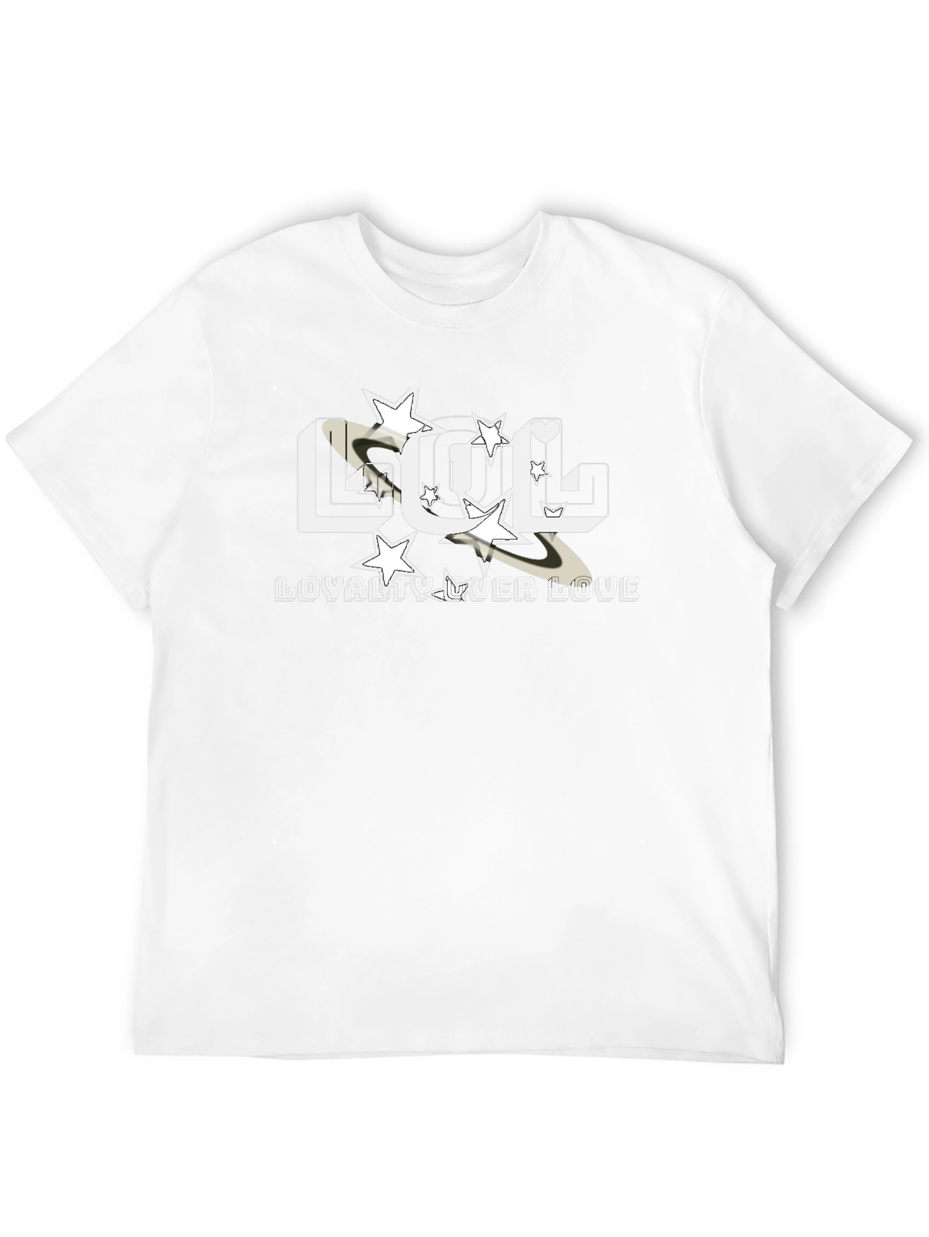 Loyalty Over Love Graphic Tee - Black