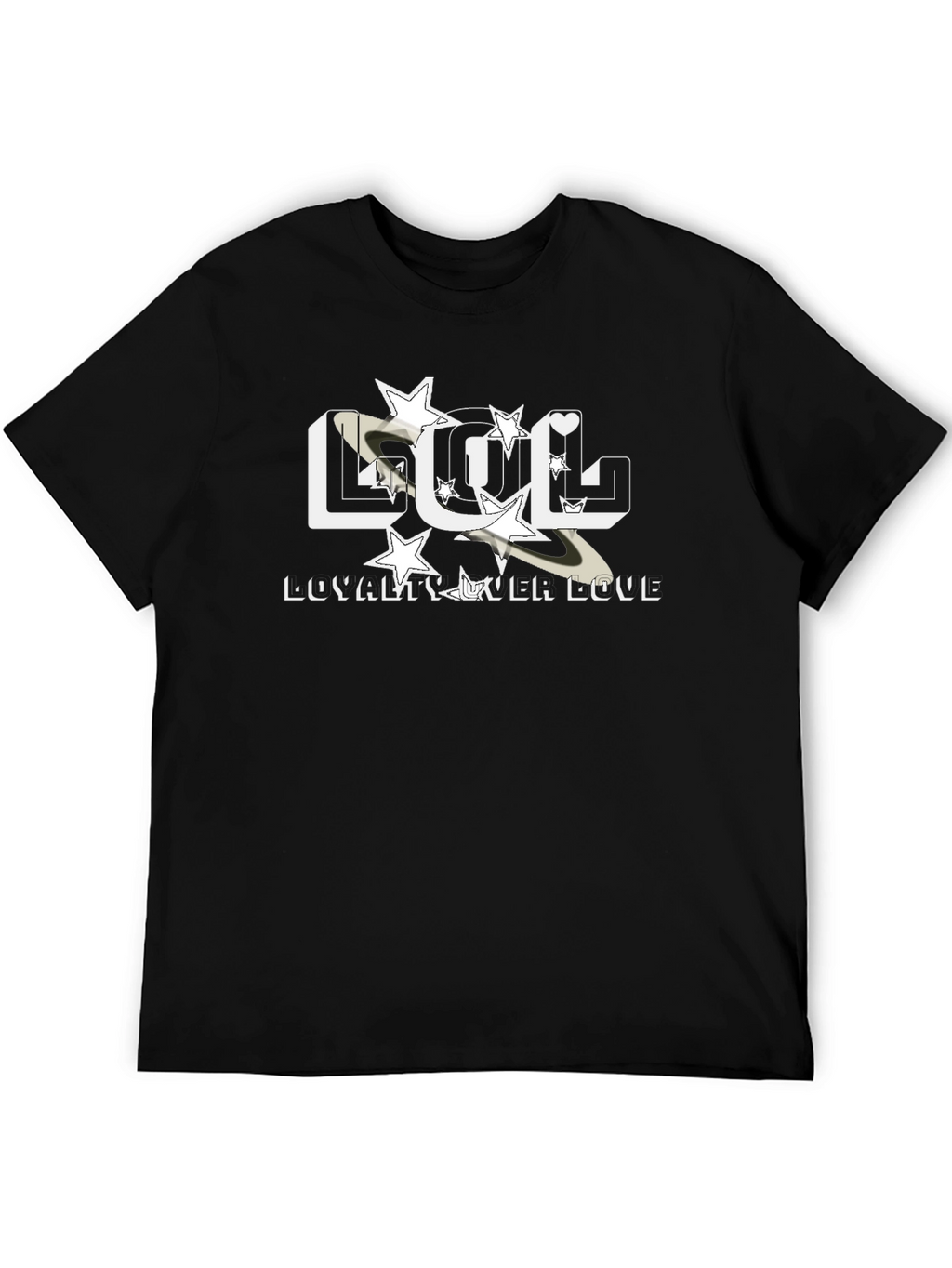Loyalty Over Love Graphic Tee - Black