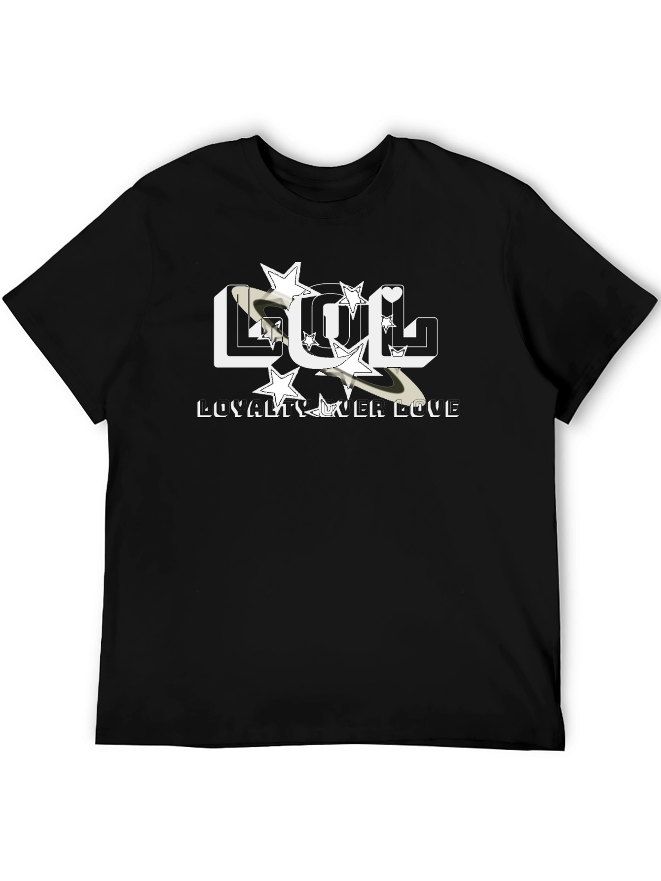 Loyalty Over Love Graphic Tee - Black