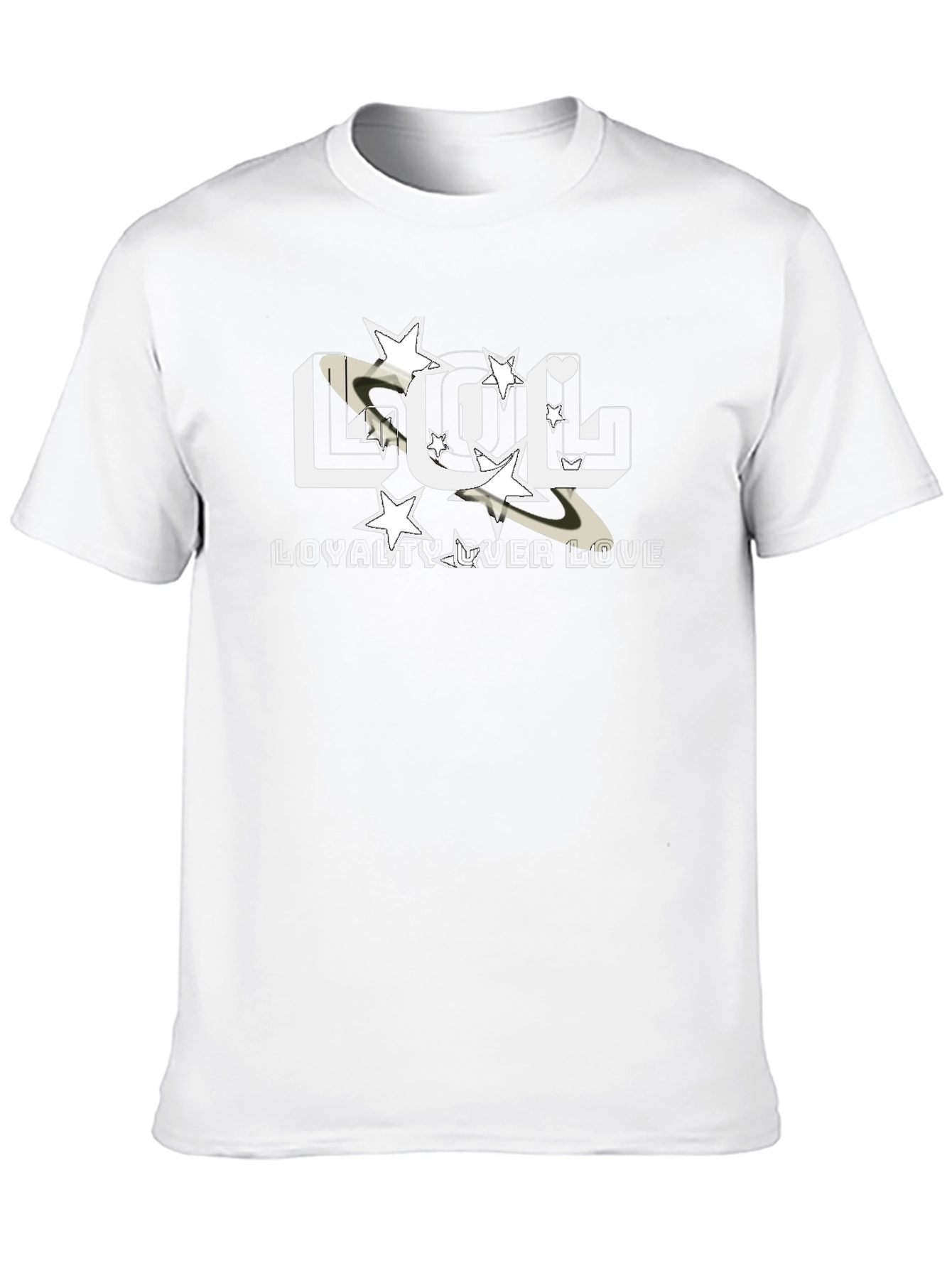 Loyalty Over Love Graphic Tee - Black