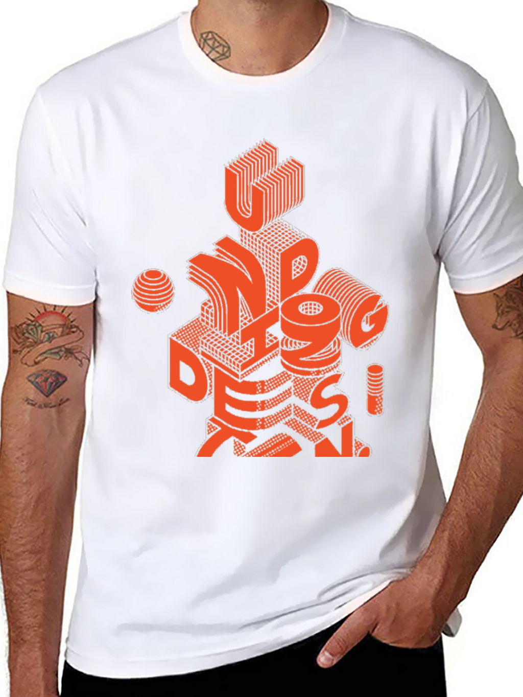 Abstract Design Graphic Tee - Cool Art T-Shirt