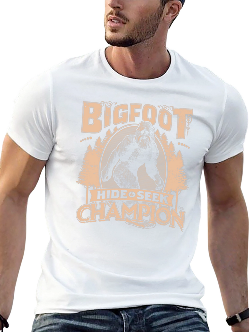 Bigfoot Hide & Seek Champion Graphic Tee