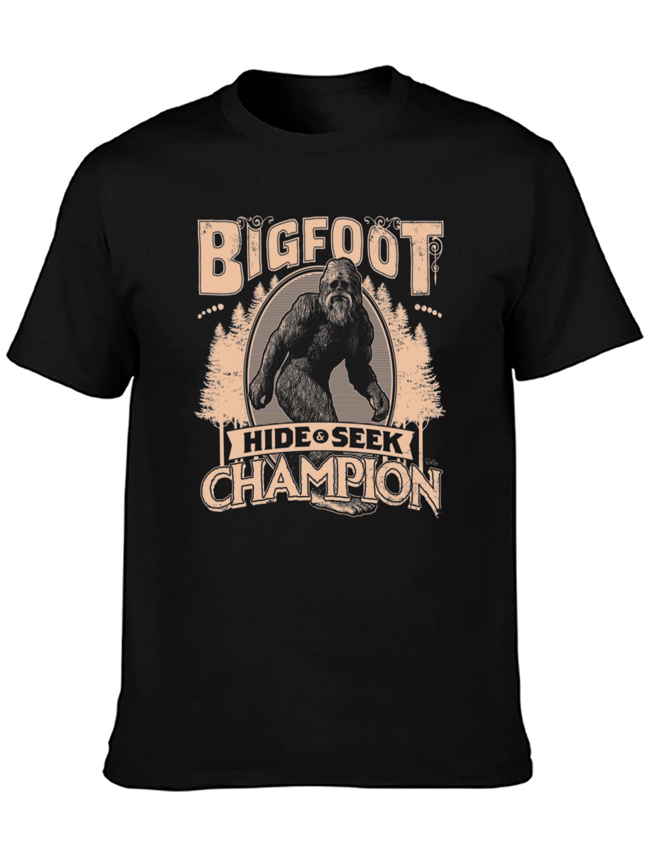 Bigfoot Hide & Seek Champion Graphic Tee