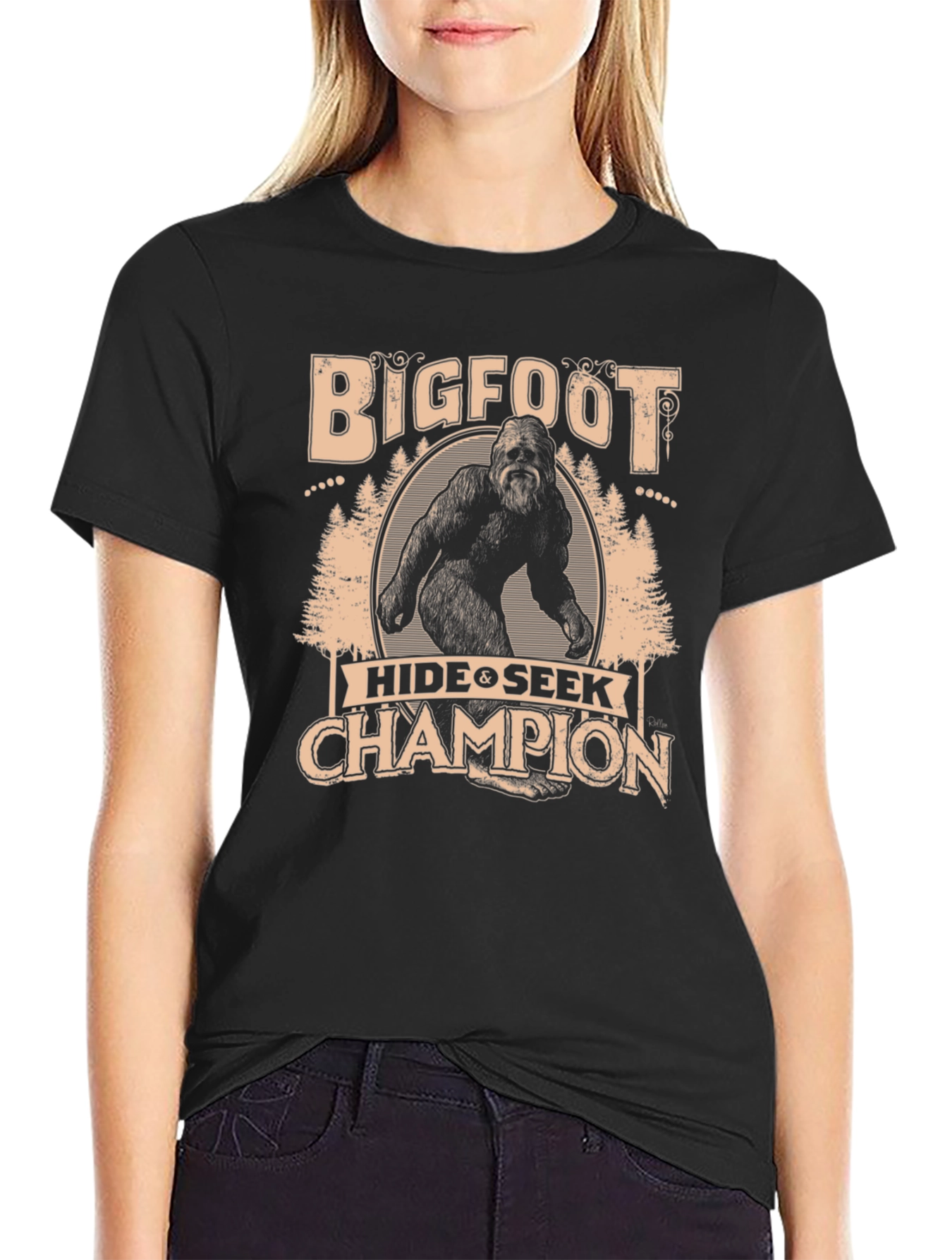 Bigfoot Hide & Seek Champion Graphic Tee