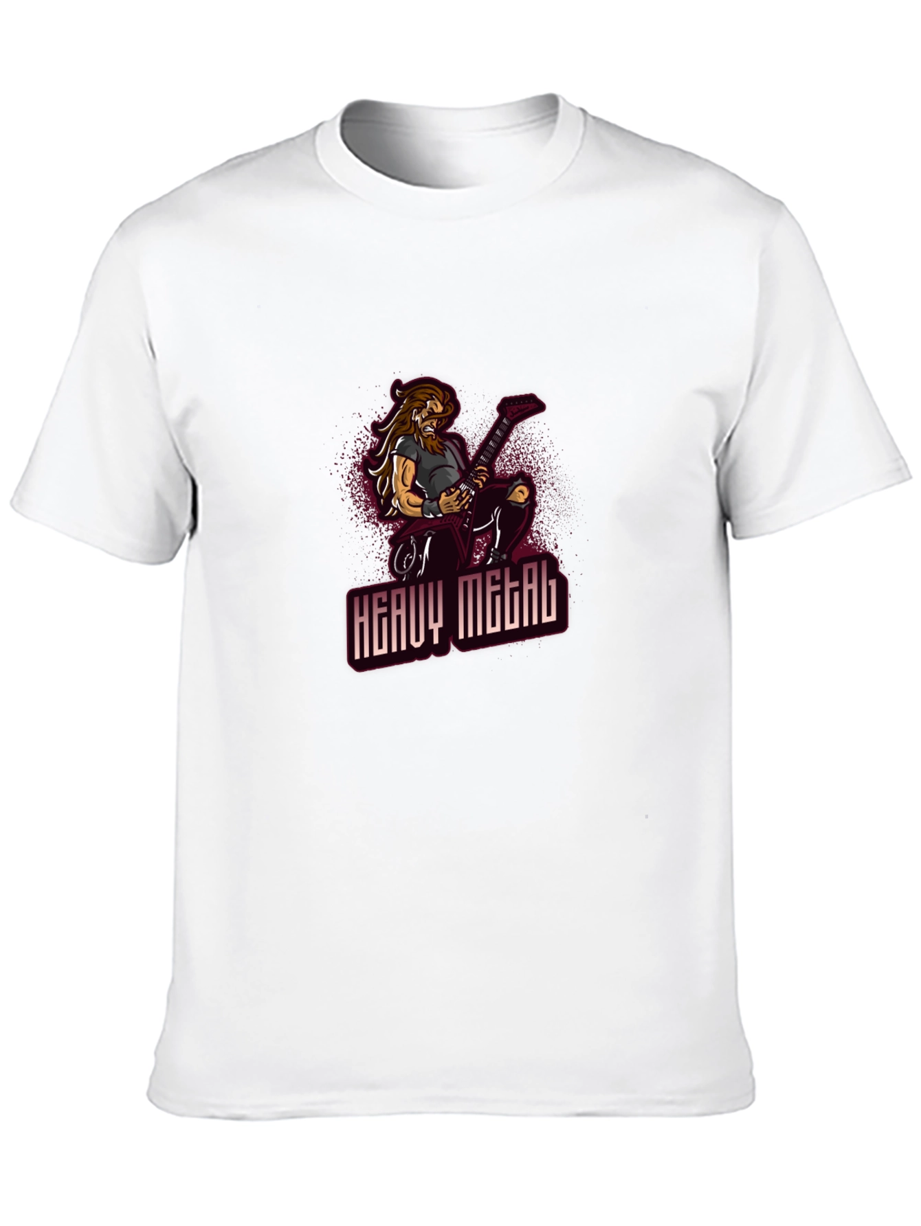Heavy Metal Guitarist Graphic T-Shirt