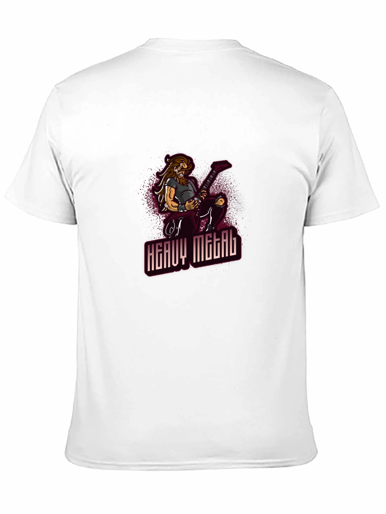 Heavy Metal Guitarist Graphic T-Shirt