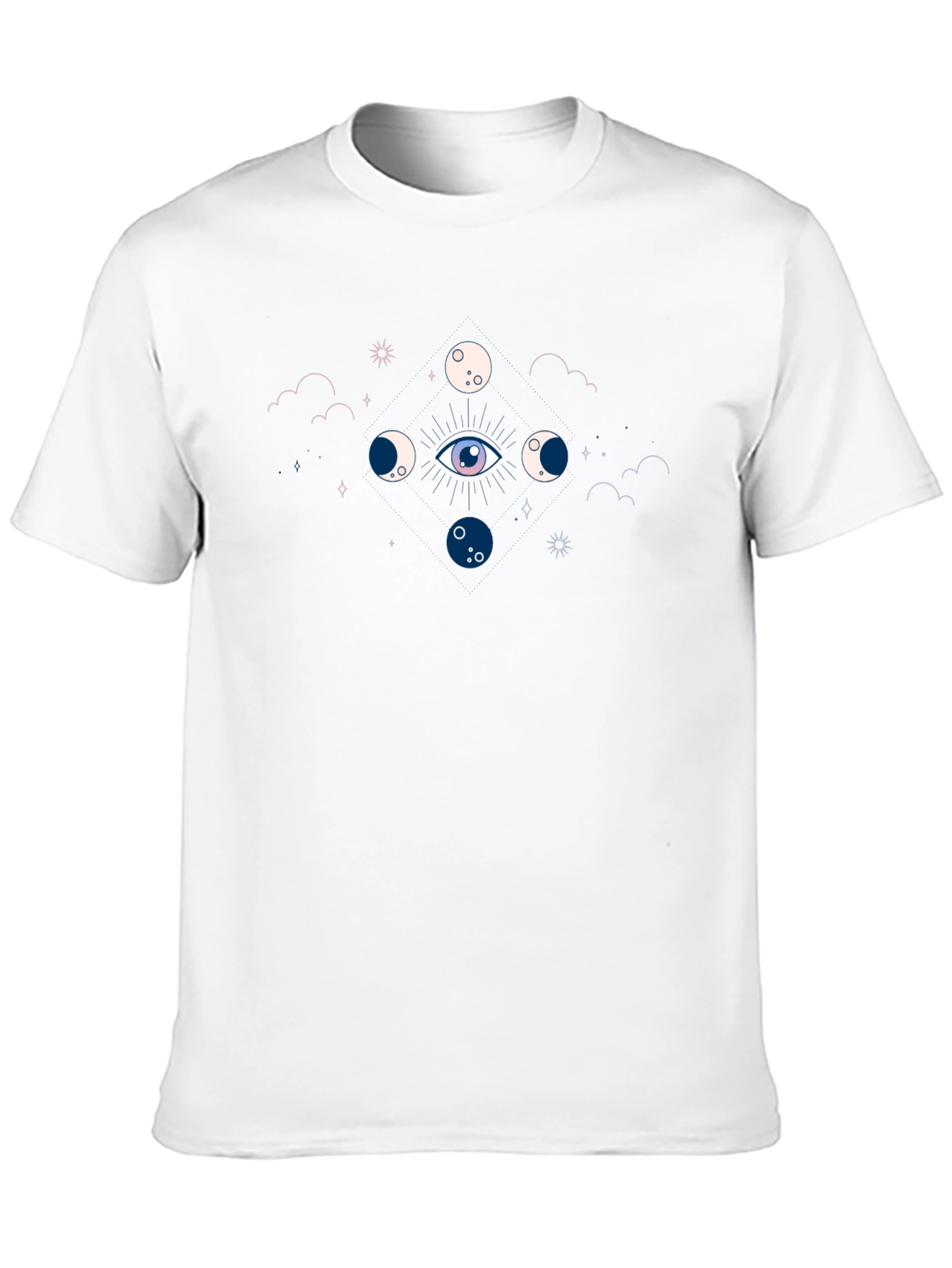 Mystic Moon Phases Eye T-Shirt - Unisex