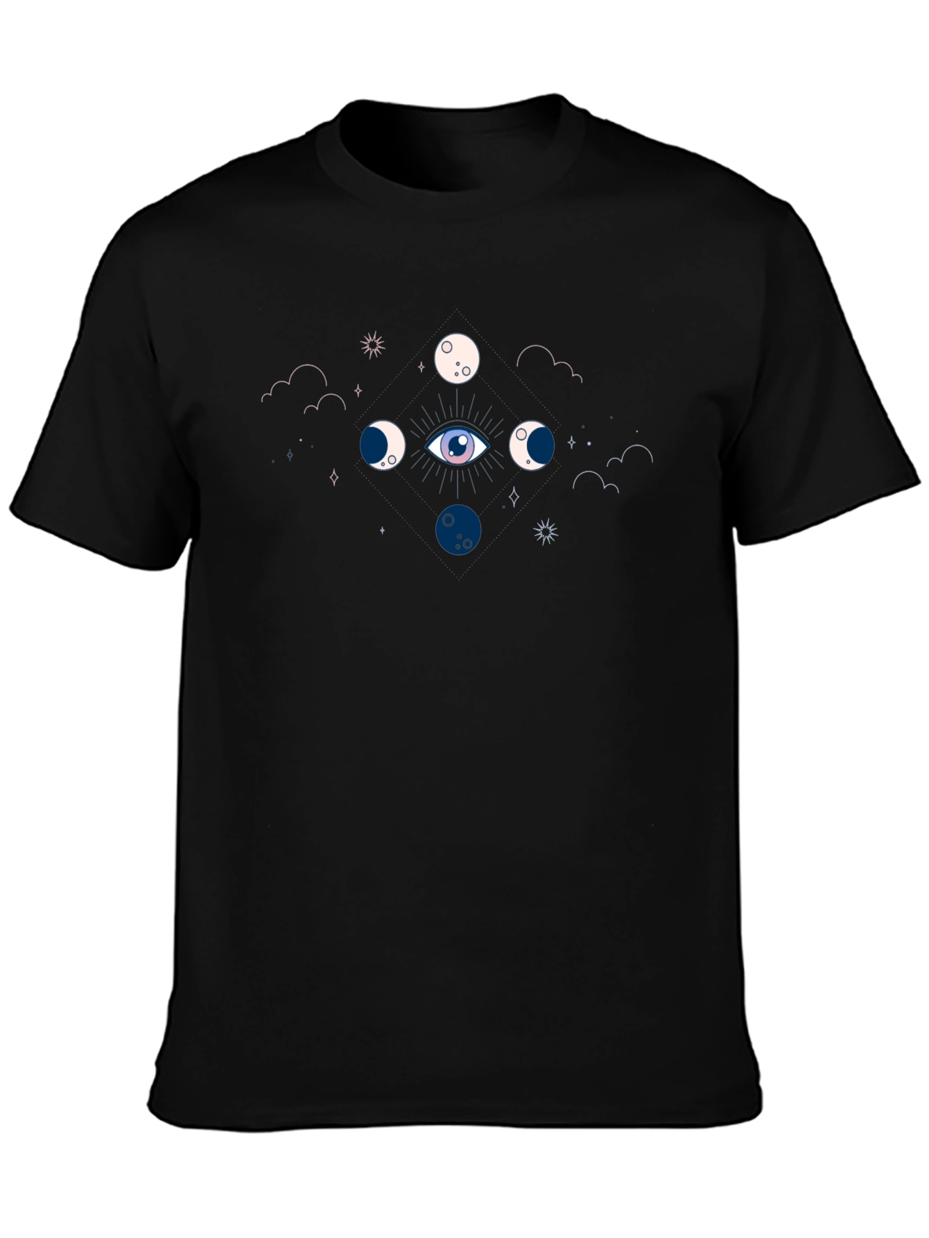Mystic Moon Phases Eye T-Shirt - Unisex