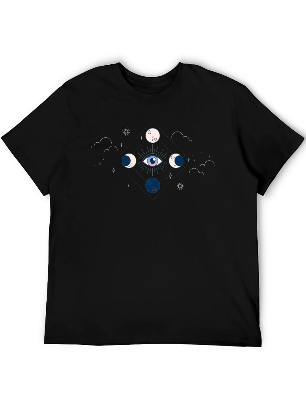 Mystic Moon Phases Eye T-Shirt - Unisex