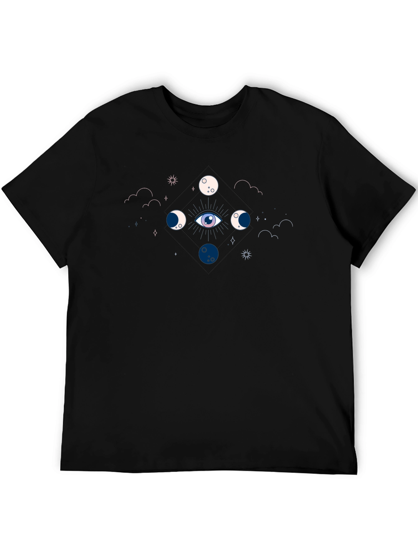 Mystic Moon Phases Eye T-Shirt - Unisex