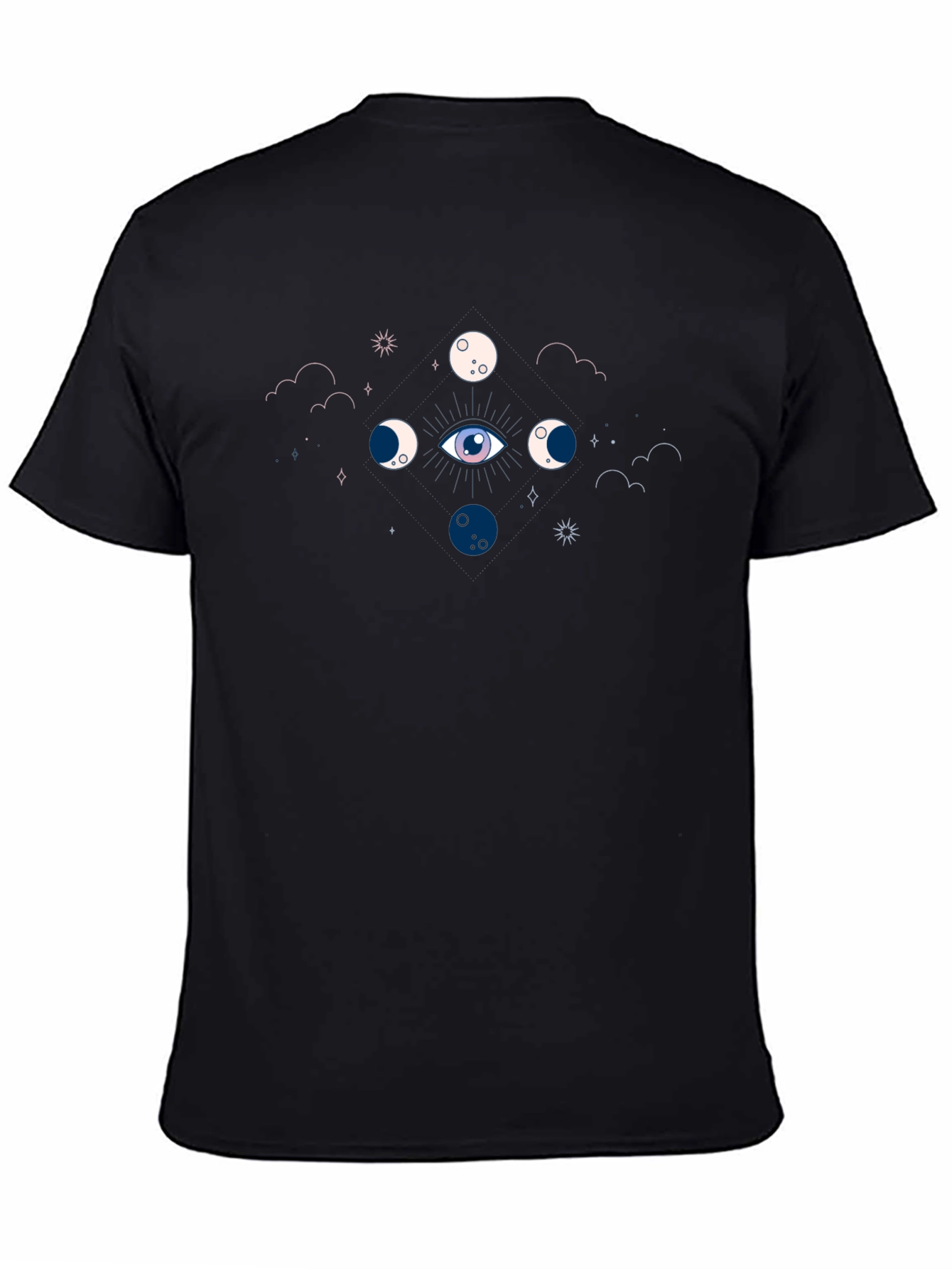 Mystic Moon Phases Eye T-Shirt - Unisex