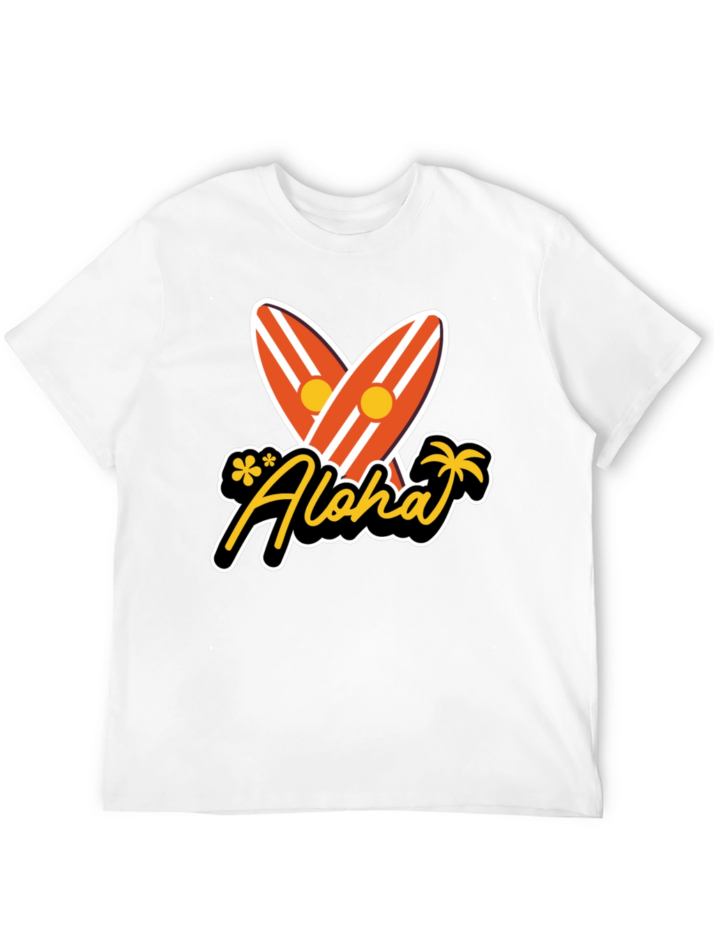 Aloha Surfboard Graphic T-Shirt