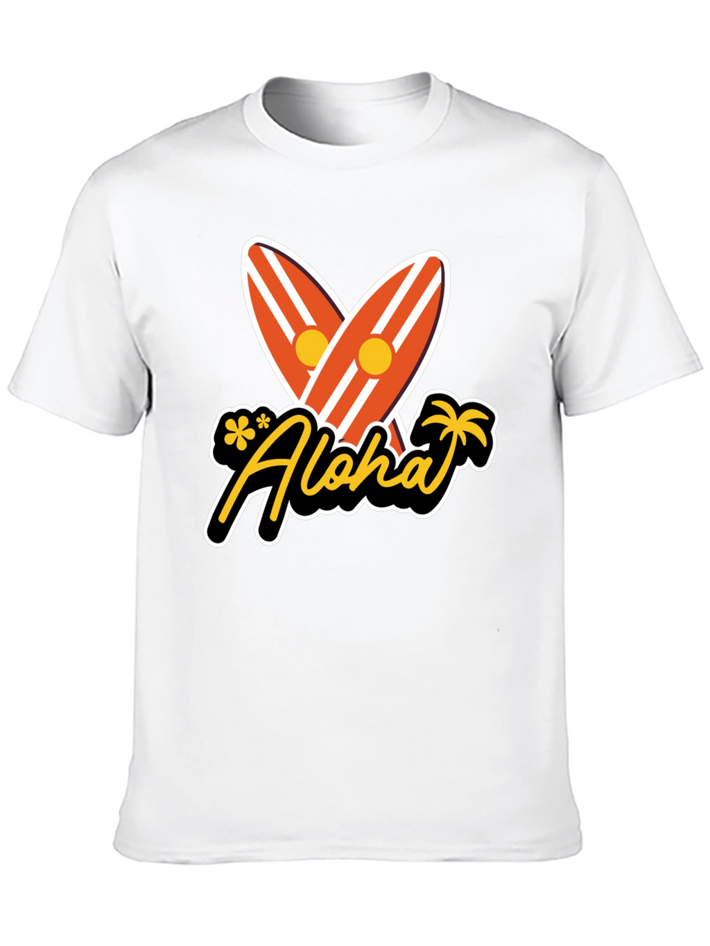 Aloha Surfboard Graphic T-Shirt
