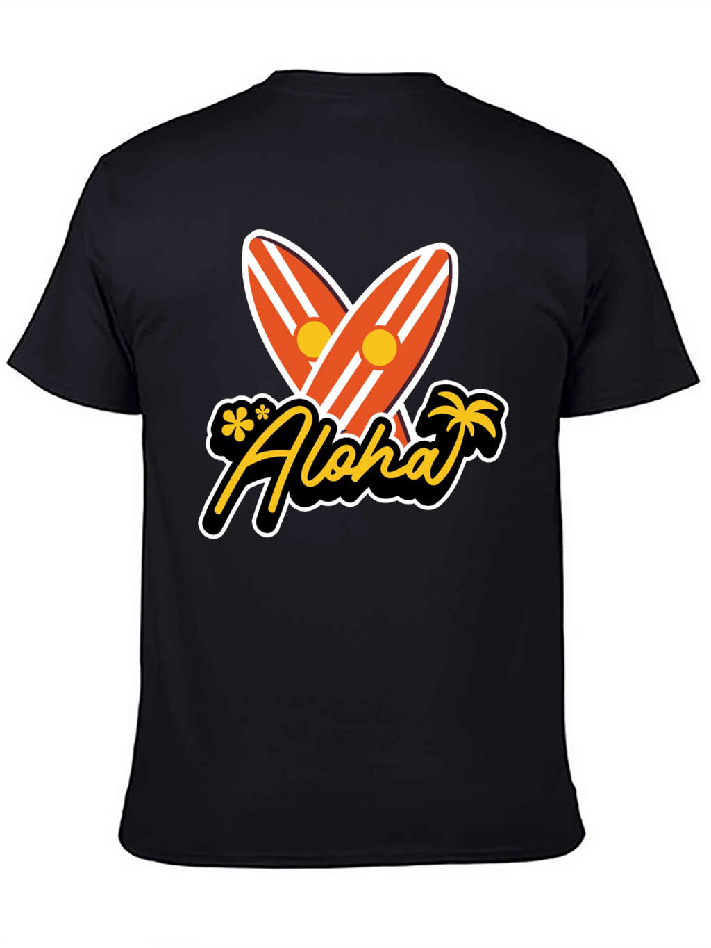 Aloha Surfboard Graphic T-Shirt