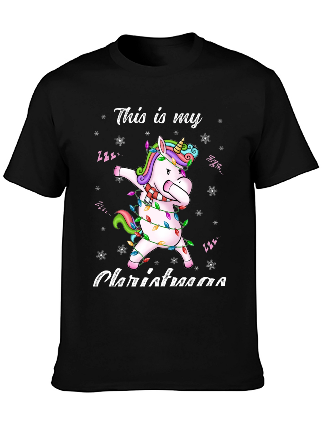 Unicorn Dabbing Christmas T-Shirt