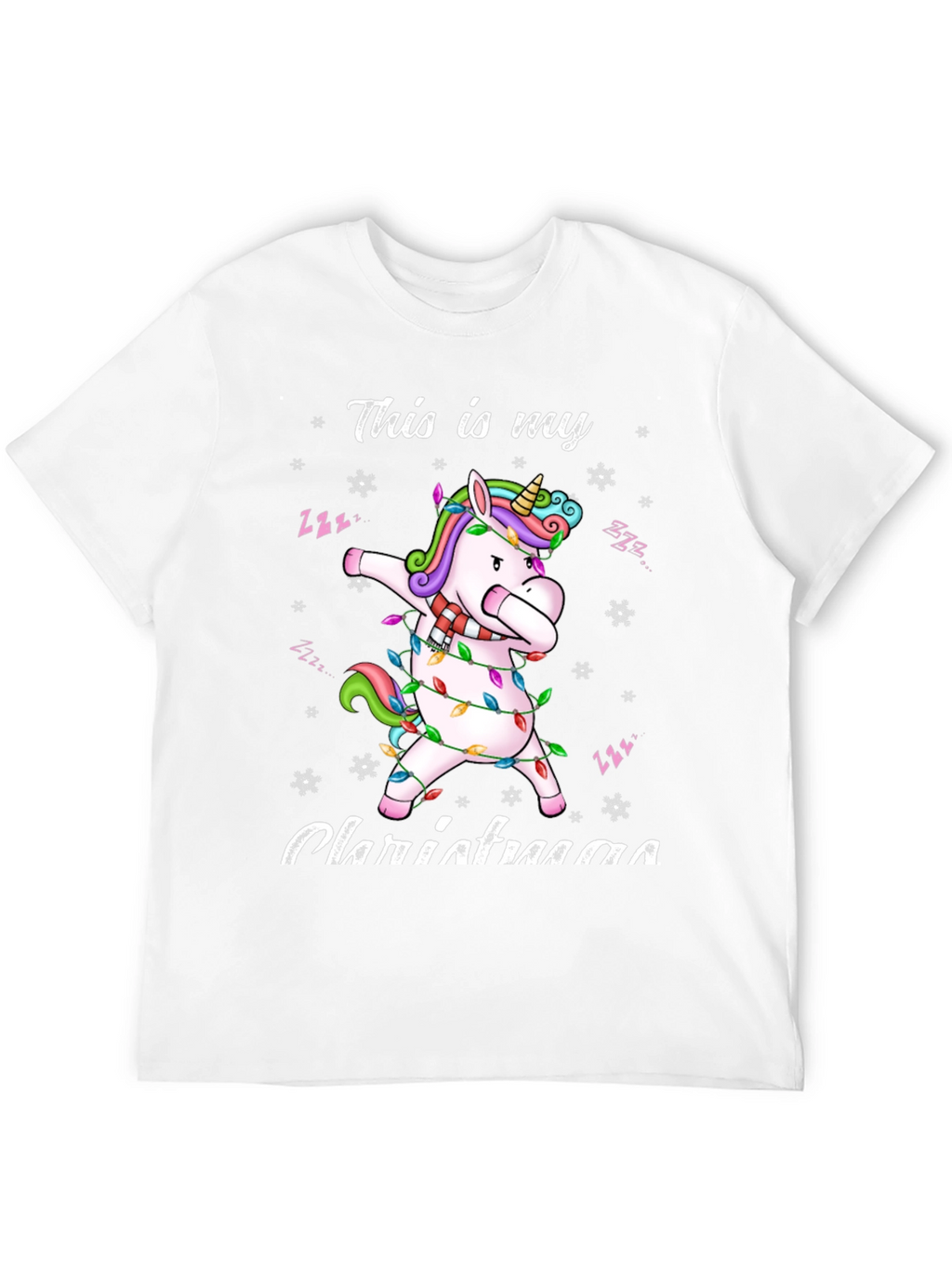 Unicorn Dabbing Christmas T-Shirt