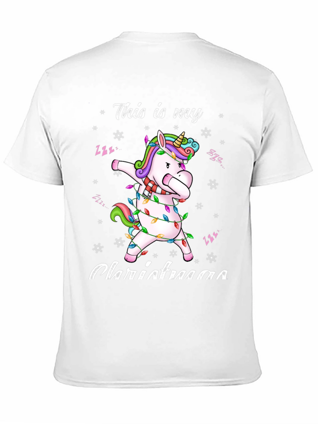 Unicorn Dabbing Christmas T-Shirt