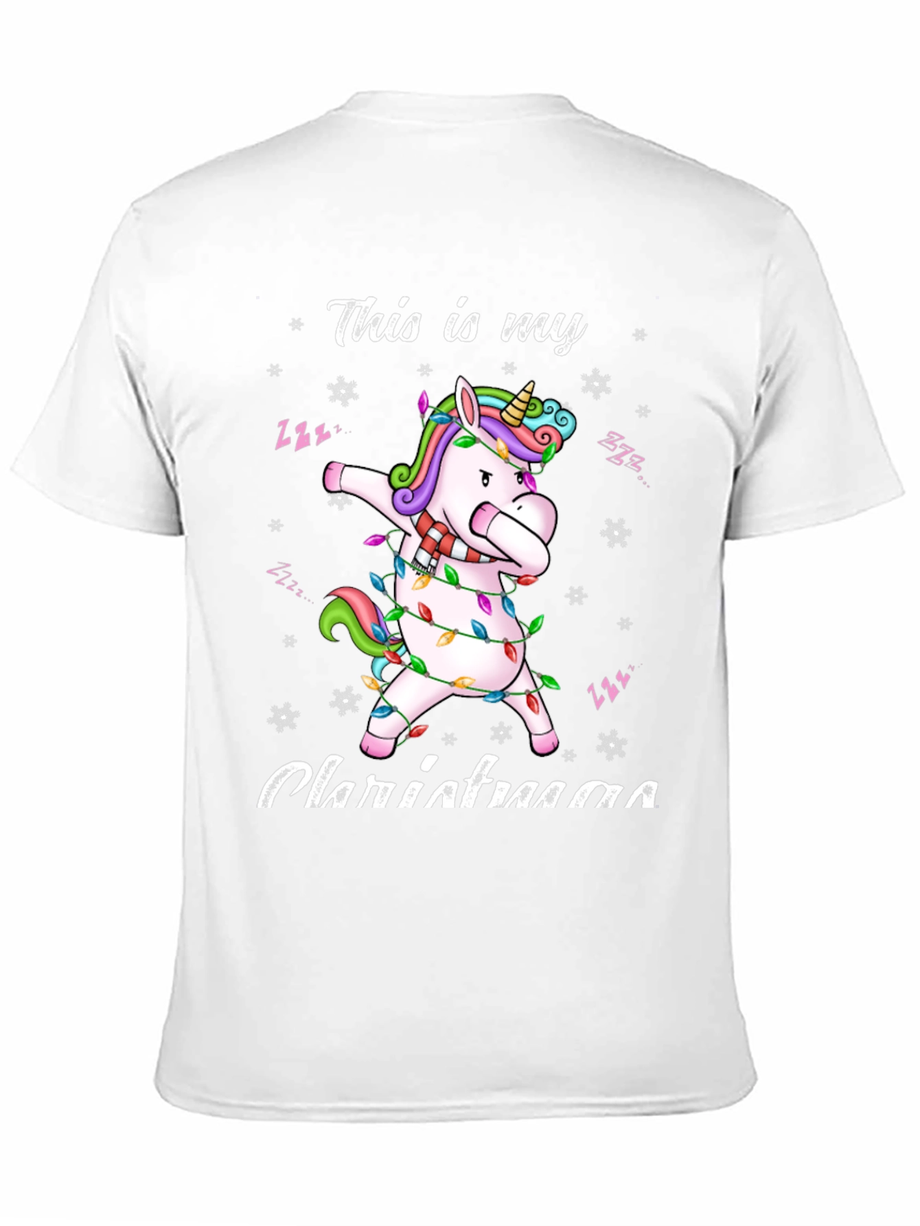 Unicorn Dabbing Christmas T-Shirt