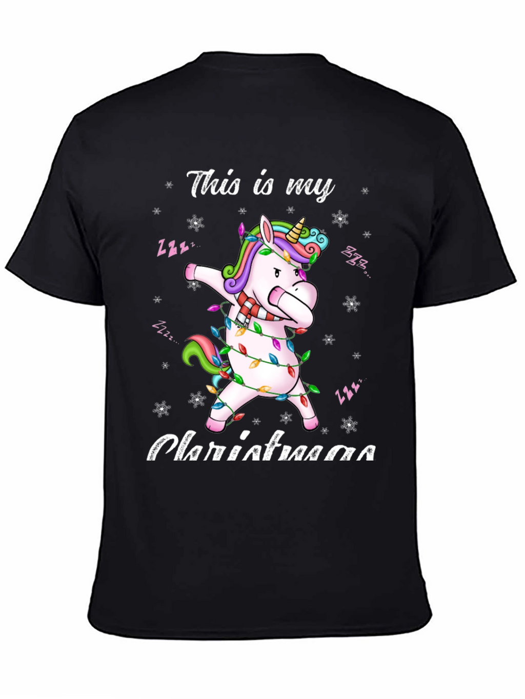 Unicorn Dabbing Christmas T-Shirt
