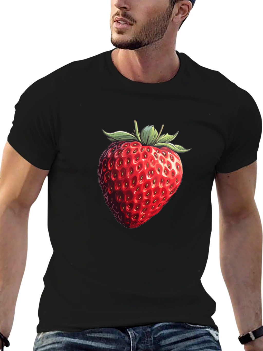 Strawberry Graphic T-Shirt - Fruit Lovers Tee