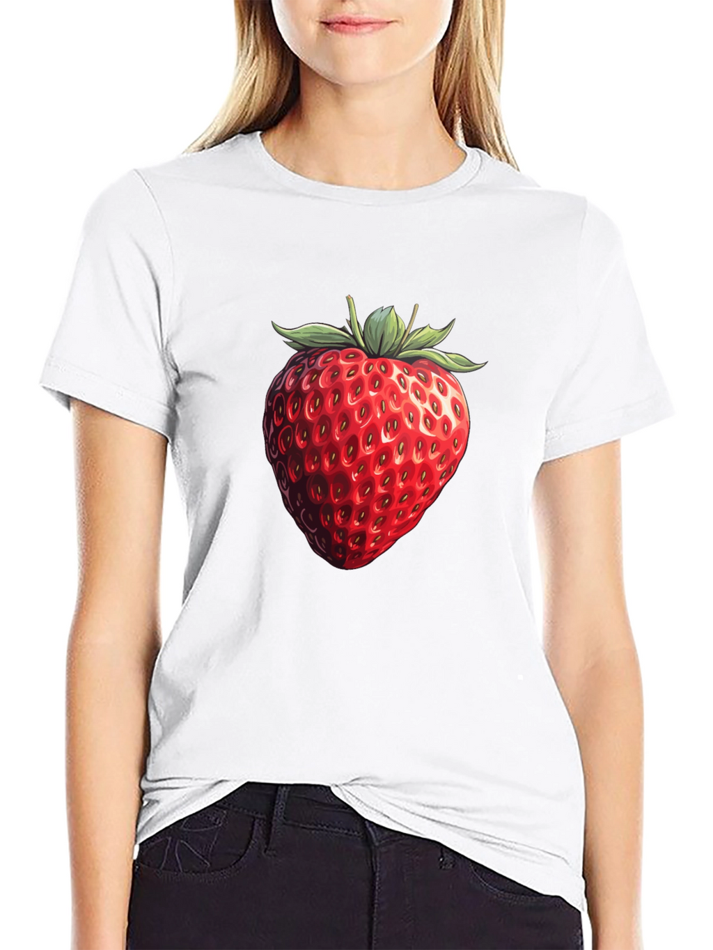 Strawberry Graphic T-Shirt - Fruit Lovers Tee