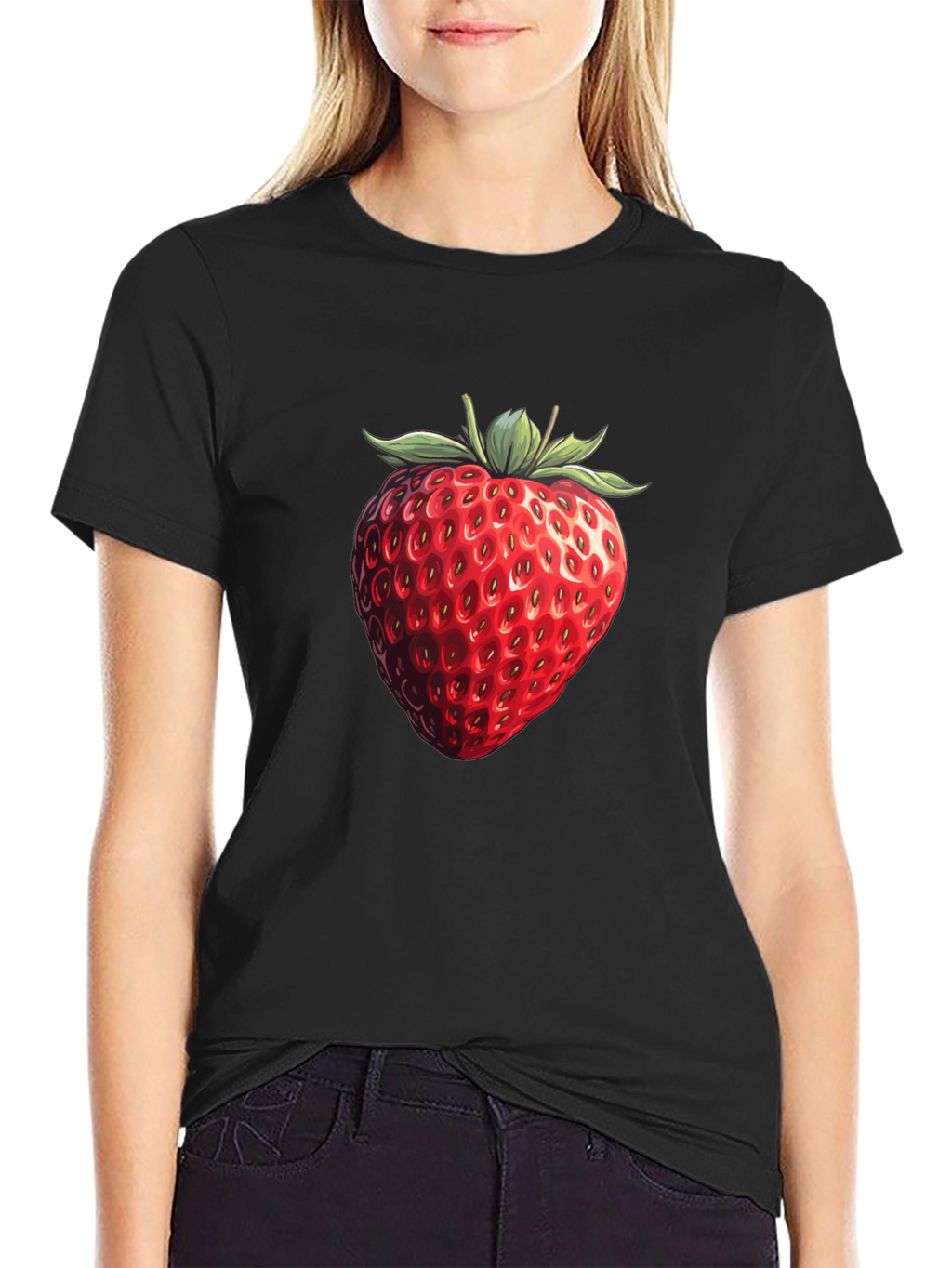 Strawberry Graphic T-Shirt - Fruit Lovers Tee