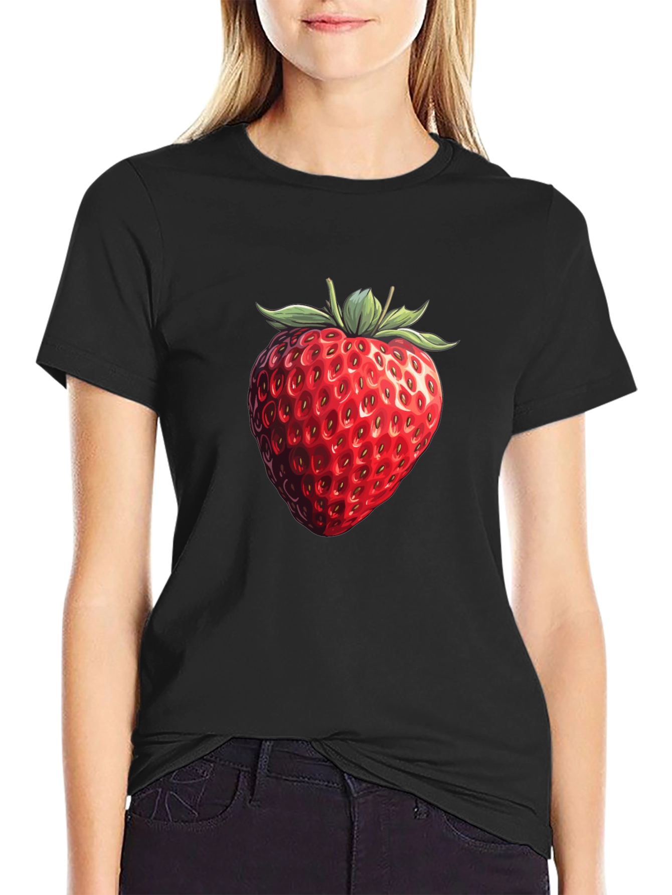 Strawberry Graphic T-Shirt - Fruit Lovers Tee