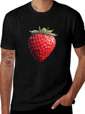 Strawberry Graphic T-Shirt - Fruit Lovers Tee