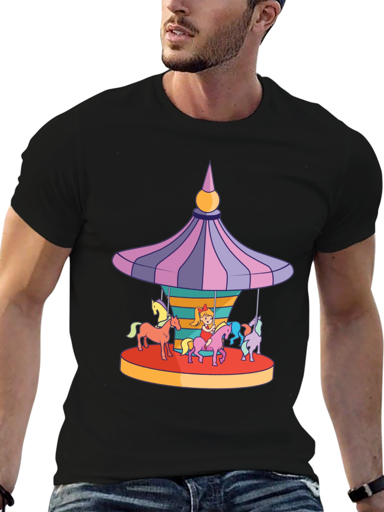 Carousel Horse T-Shirt - Fun & Unique Design