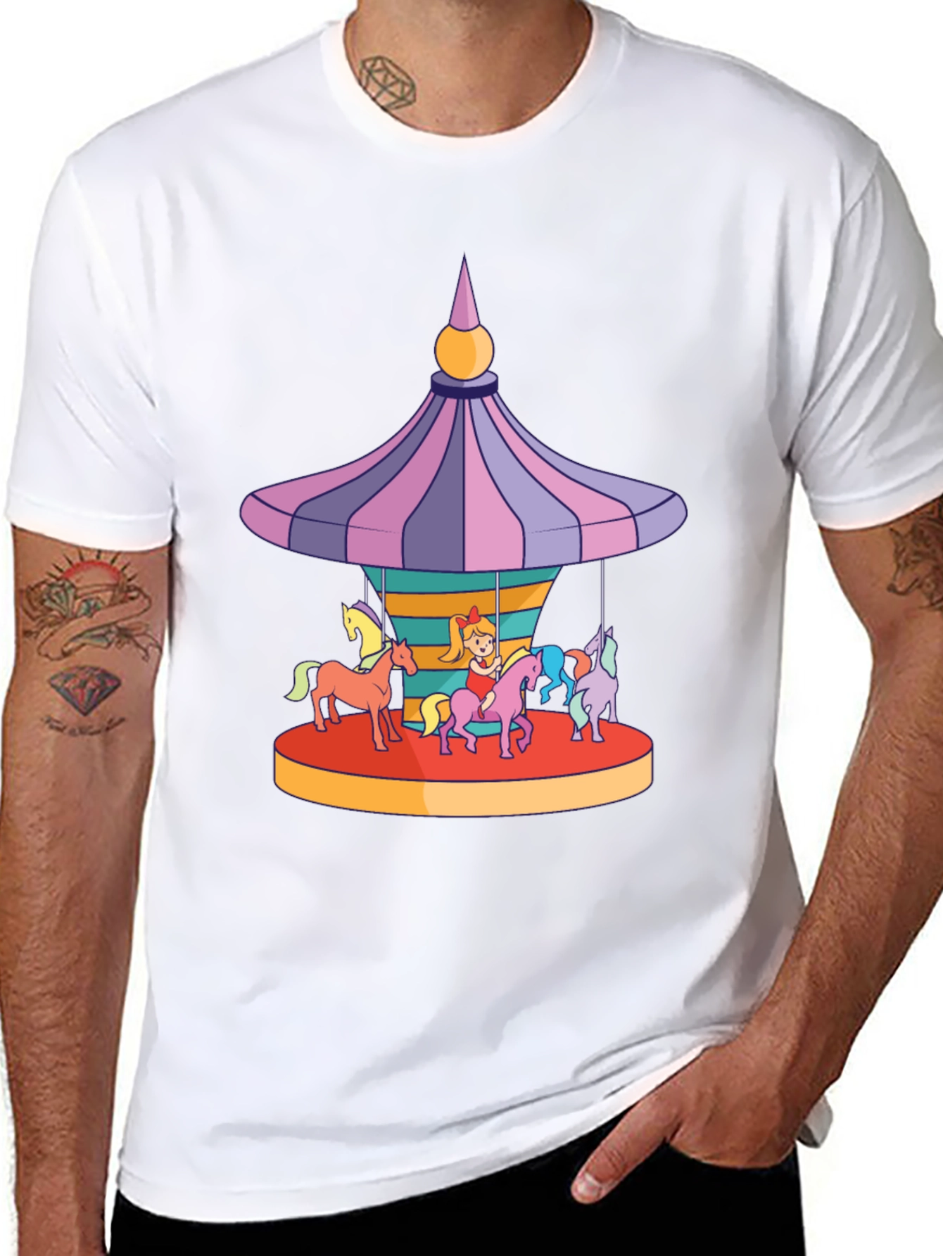 Carousel Horse T-Shirt - Fun & Unique Design