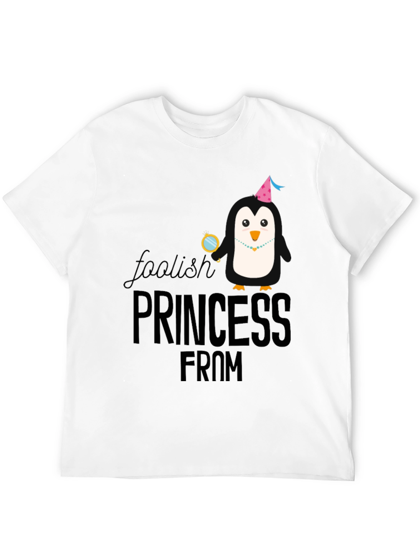 Foolish Princess Graphic Tee - Black