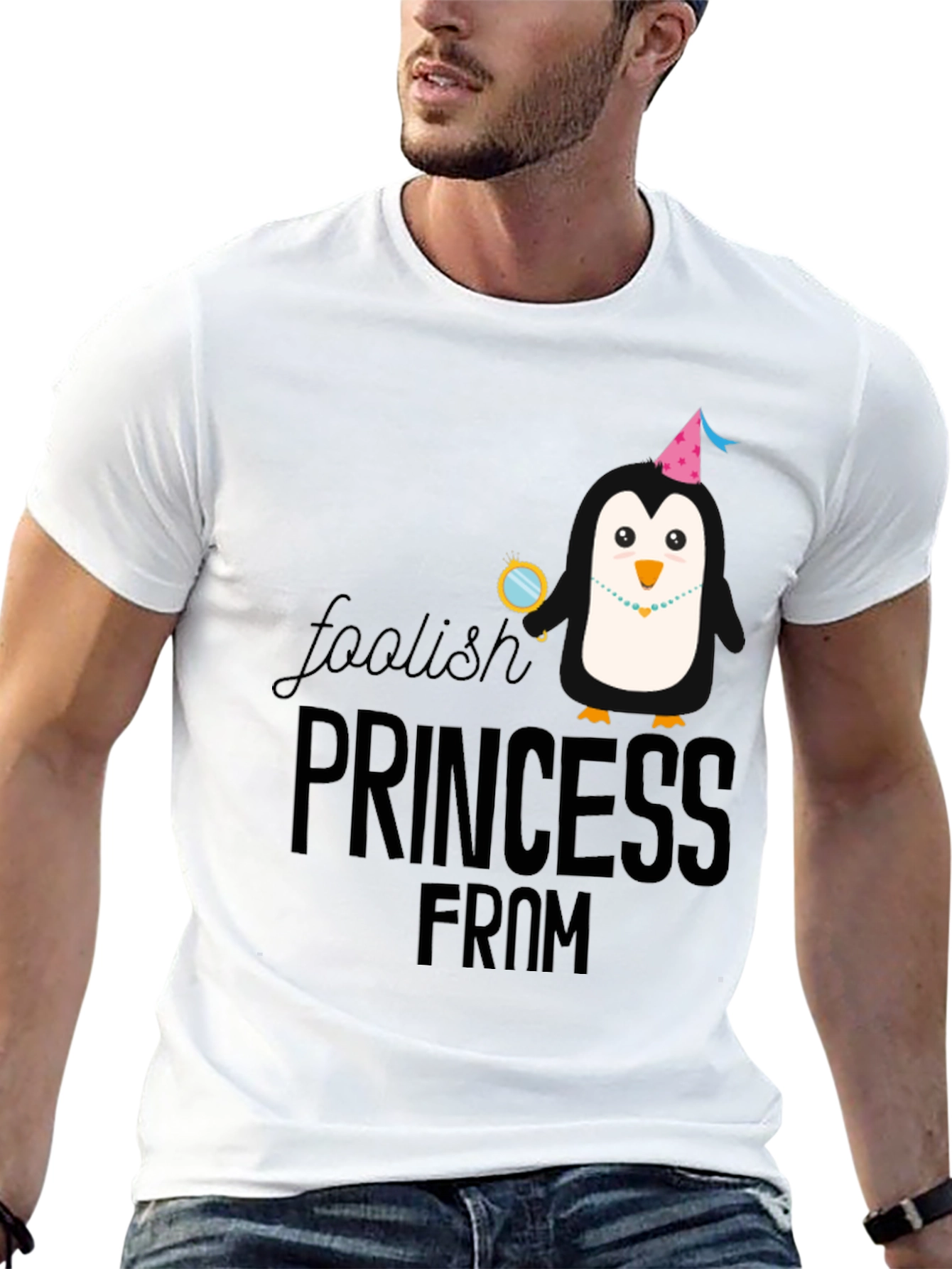 Foolish Princess Graphic Tee - Black