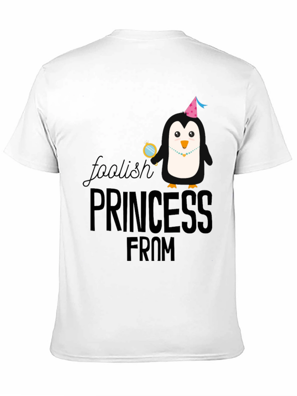 Foolish Princess Graphic Tee - Black