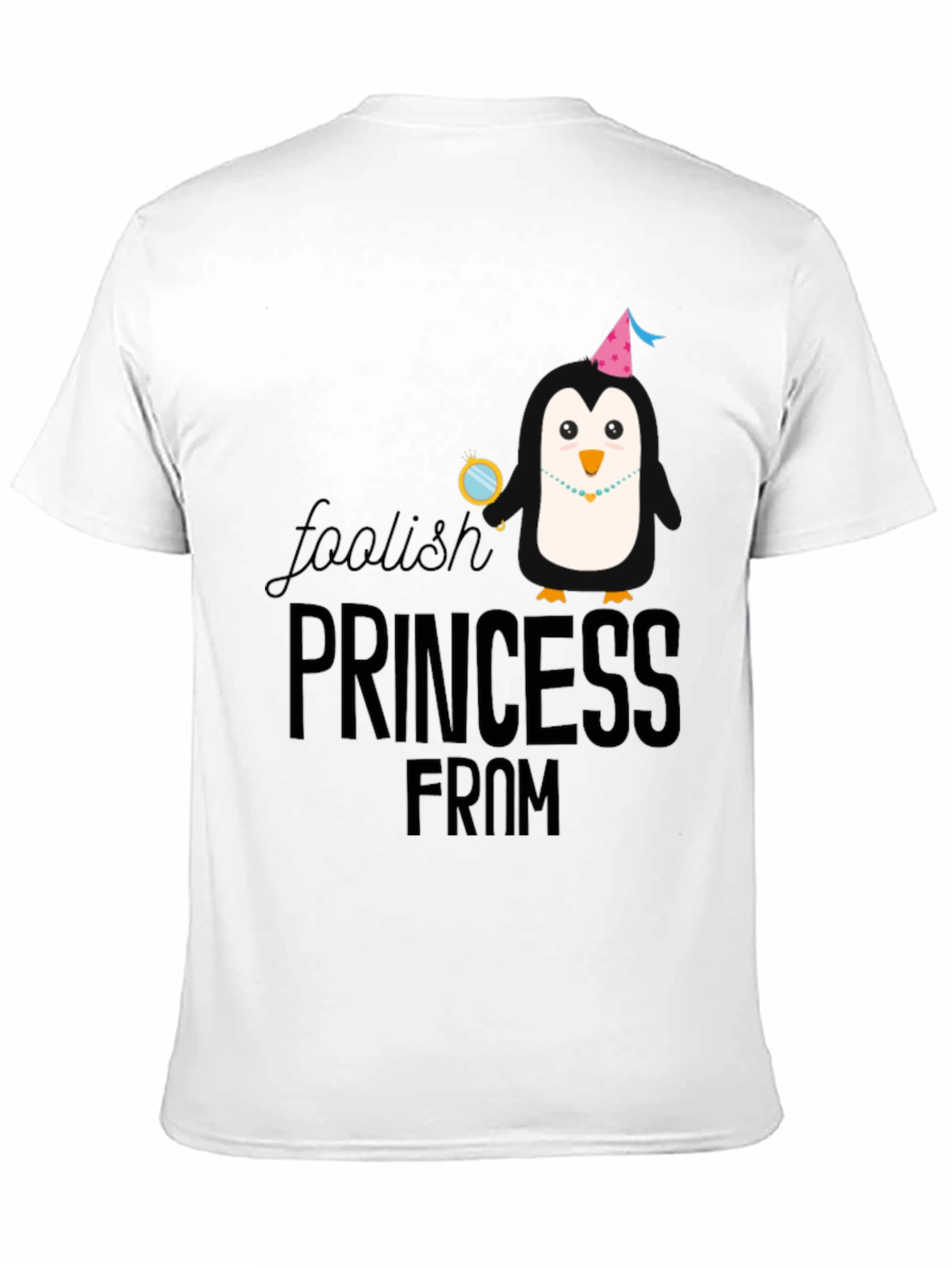 Foolish Princess Graphic Tee - Black