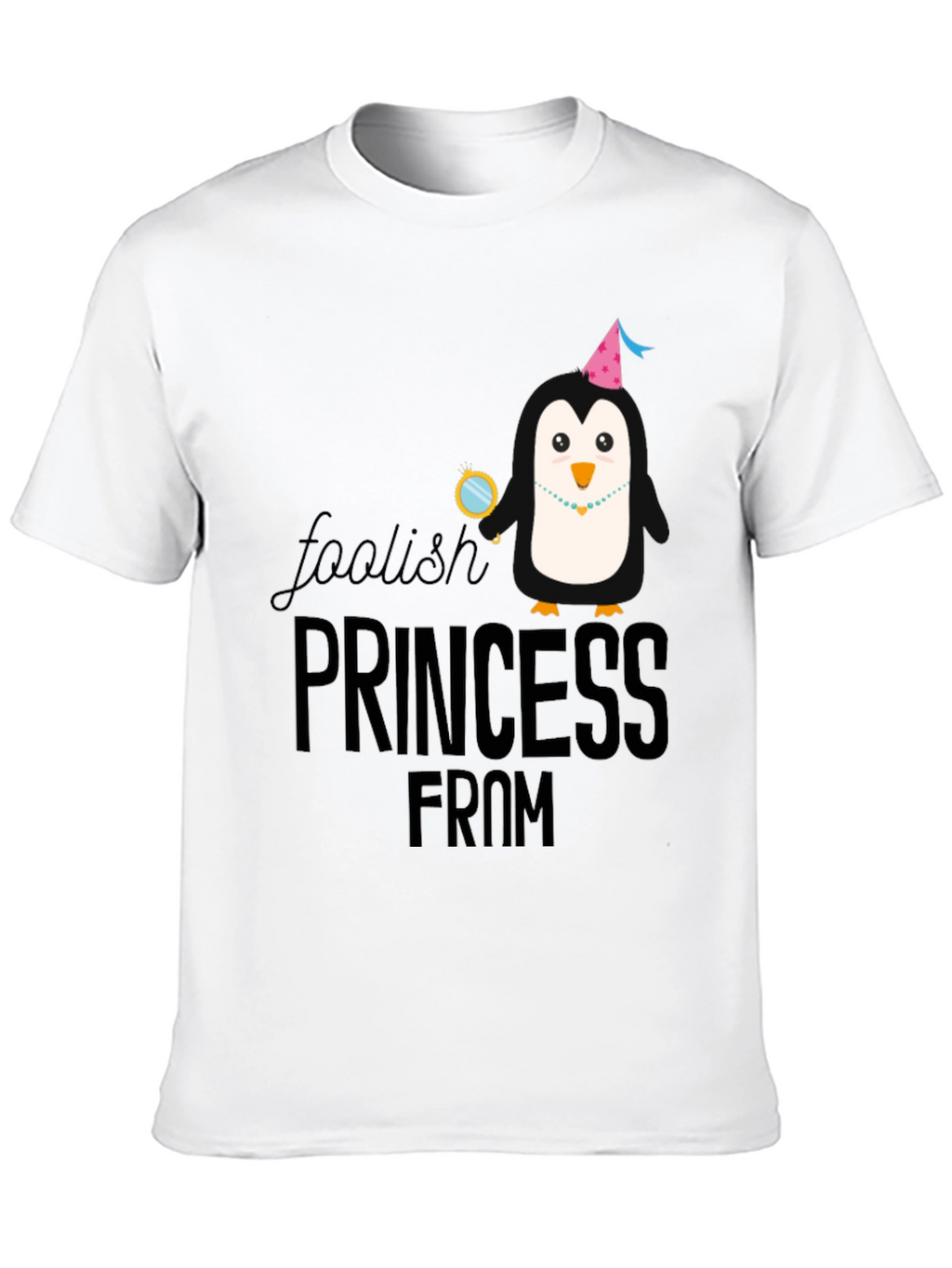 Foolish Princess Graphic Tee - Black