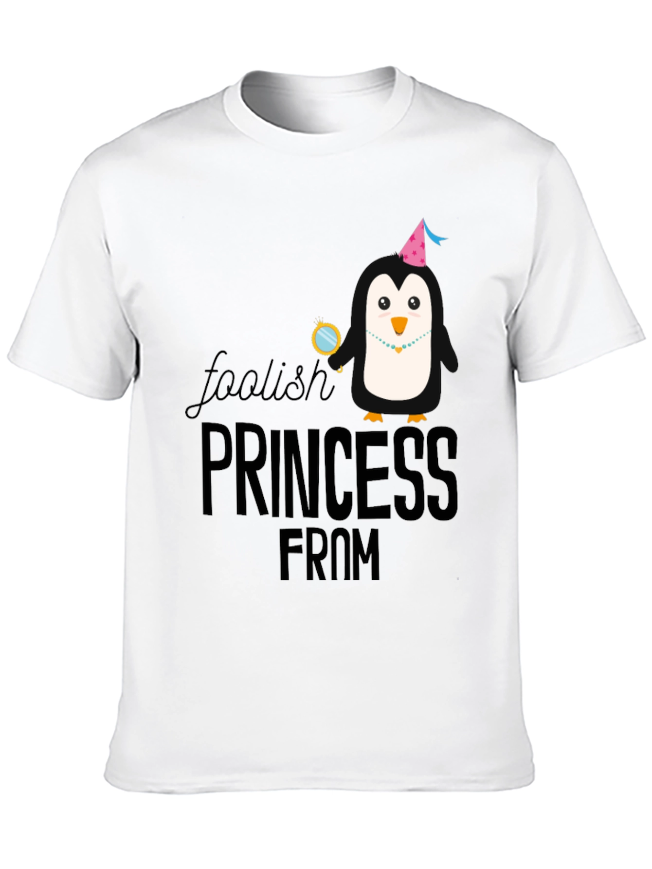 Foolish Princess Graphic Tee - Black