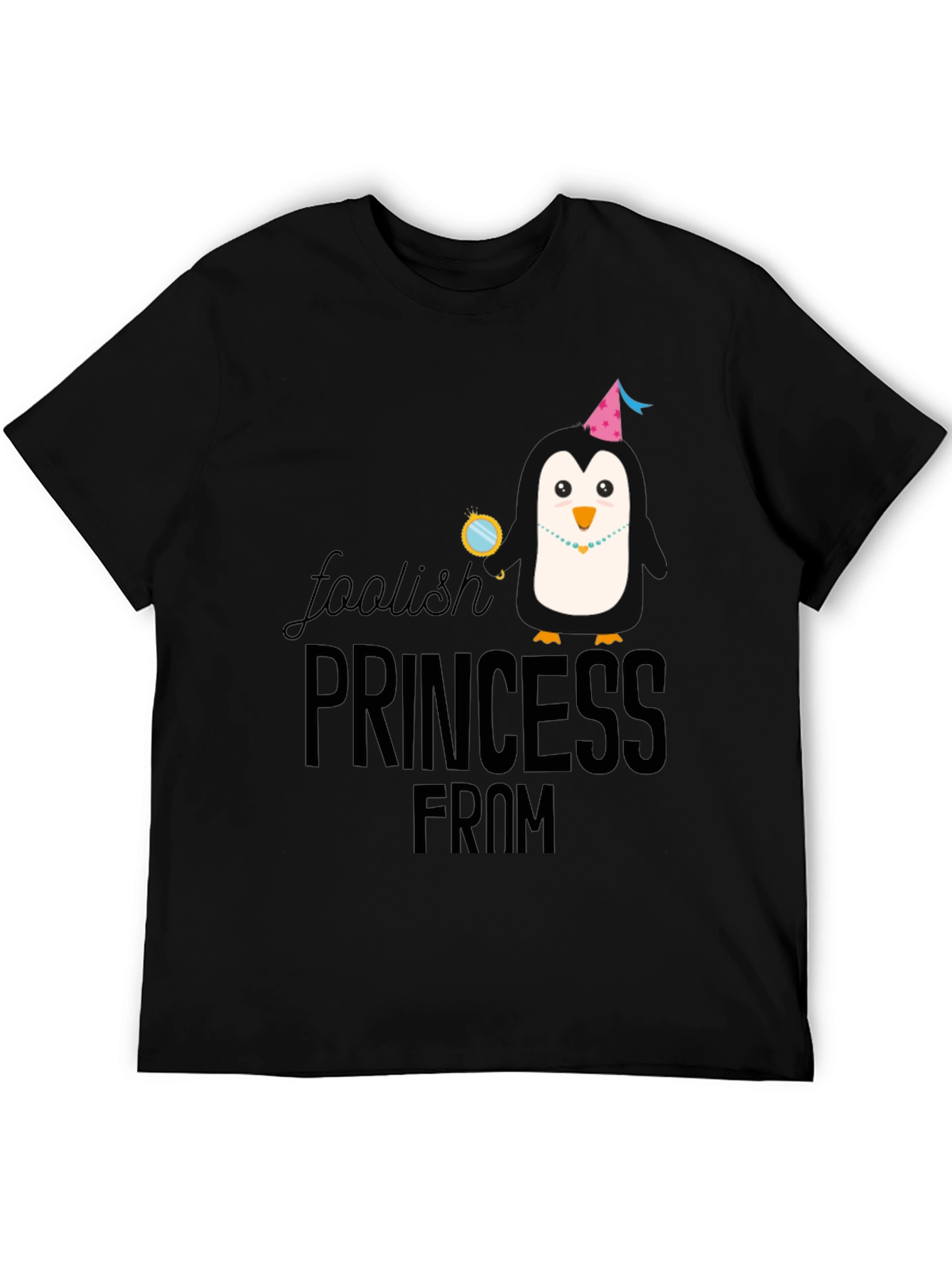 Foolish Princess Graphic Tee - Black