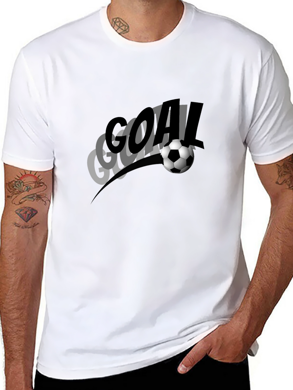 Goal Soccer T-Shirt: Stylish Sportswear for Fans