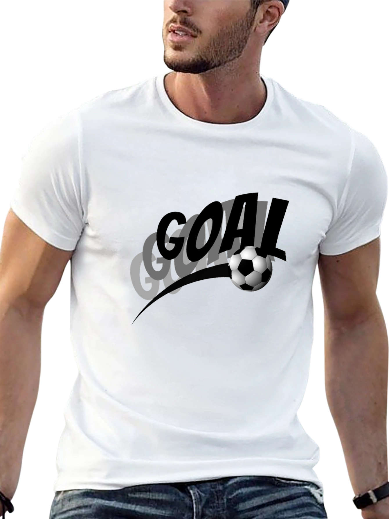 Goal Soccer T-Shirt: Stylish Sportswear for Fans